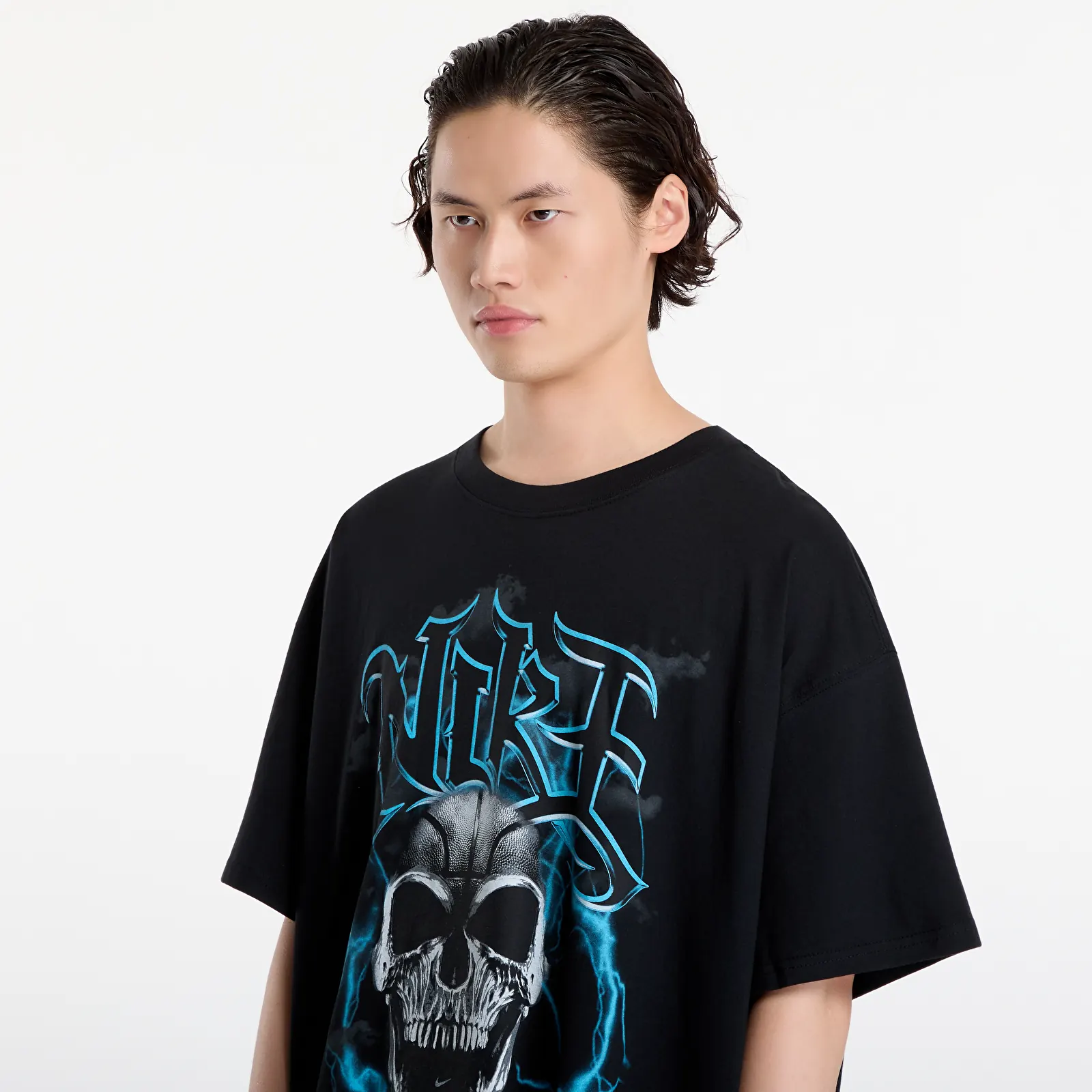 Moške majice  Nike Men's Basketball T-Shirt Black