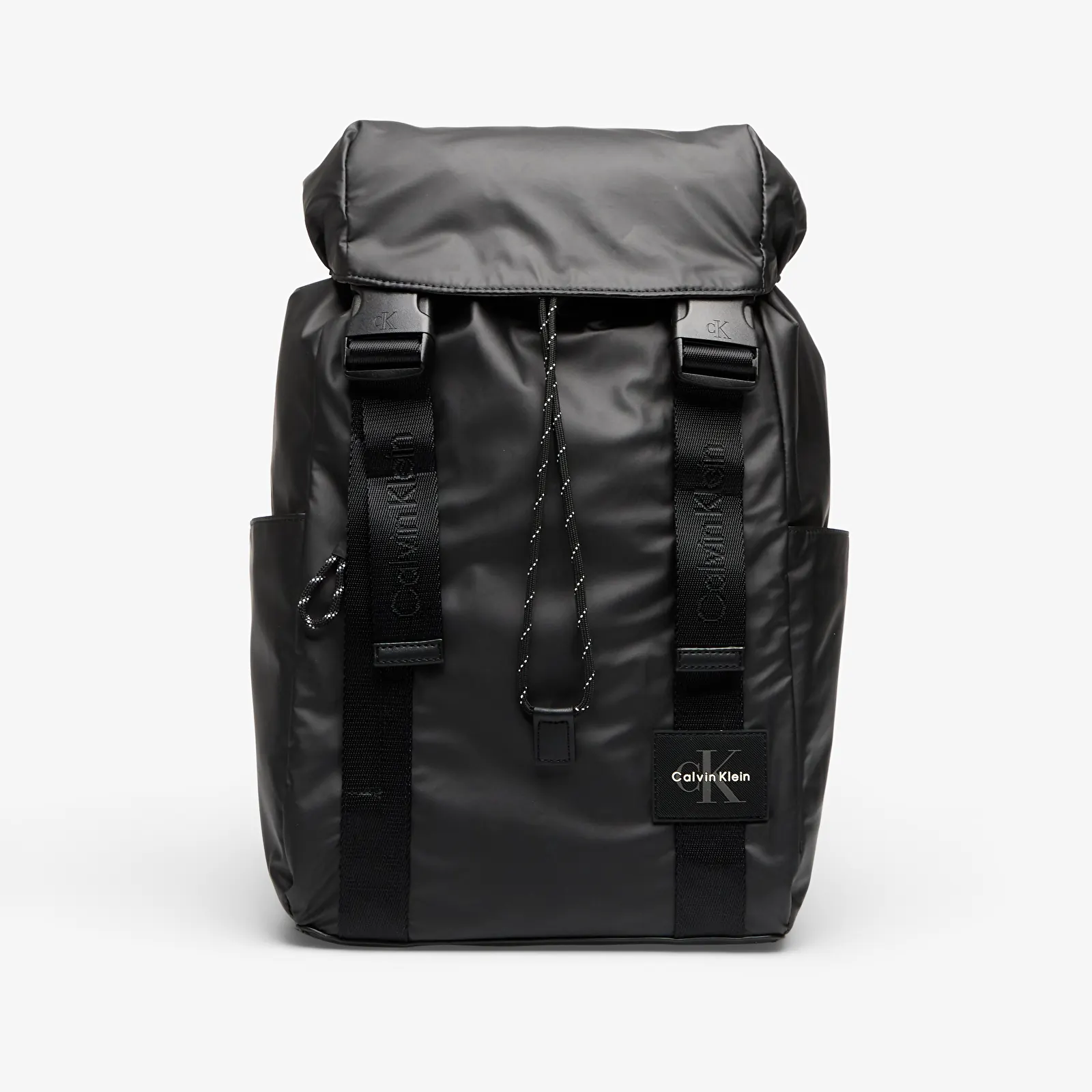 Rucksäcke für Männer Calvin Klein Rubberized Flap Back Black