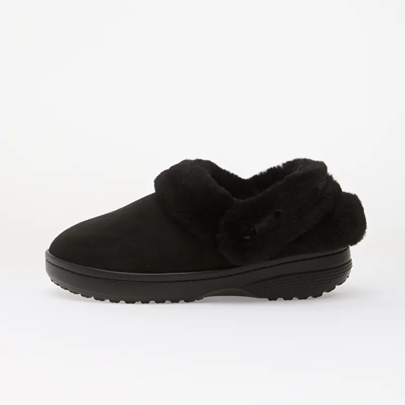 Crocs Classic Unfurgettable Sueded Clog Black