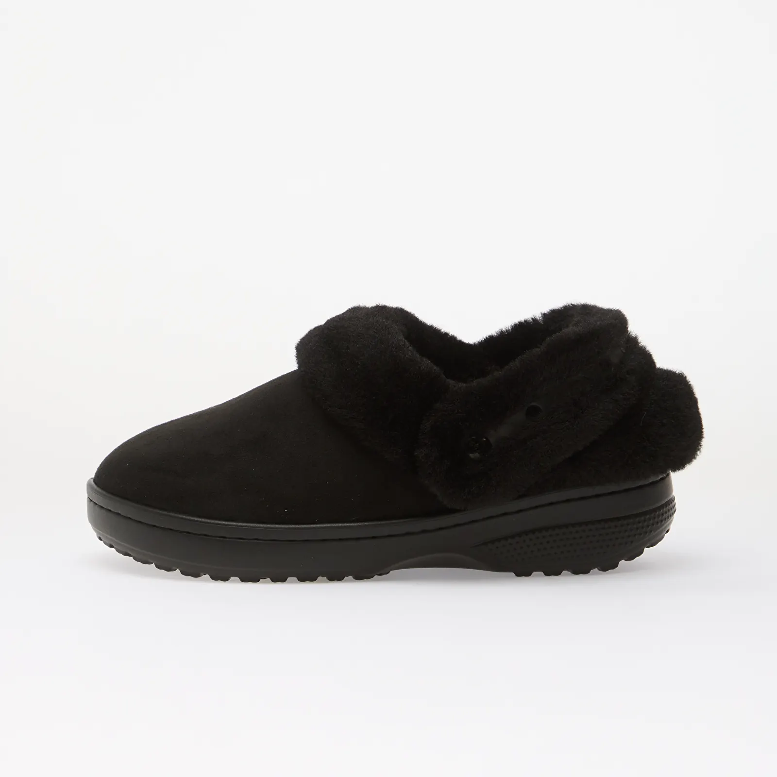 Herenslippers Crocs Classic Unfurgettable Sueded Clog Black