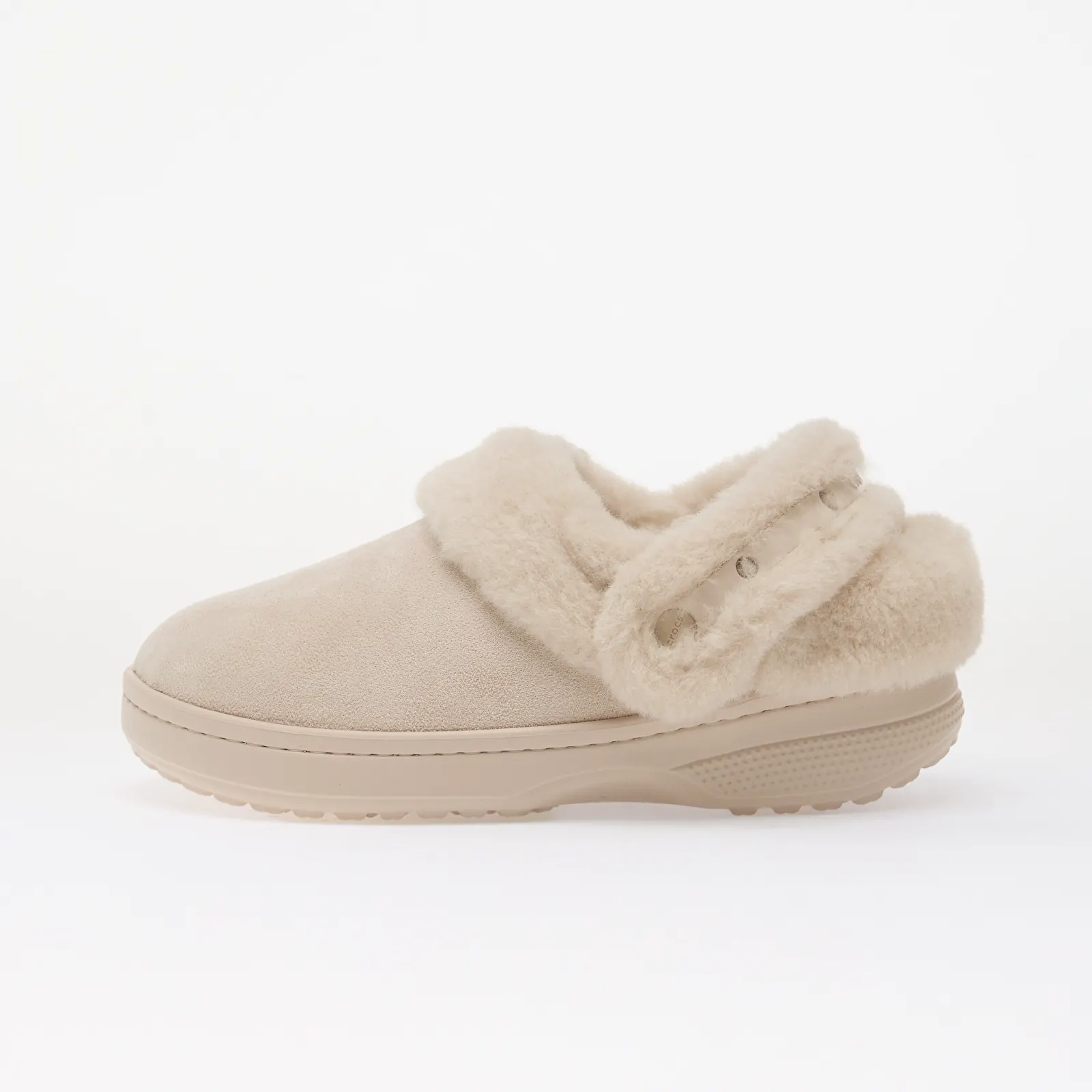 Men's slippers Crocs Classic Unfurgettable Vegan Suede Clog Cocoa Cream