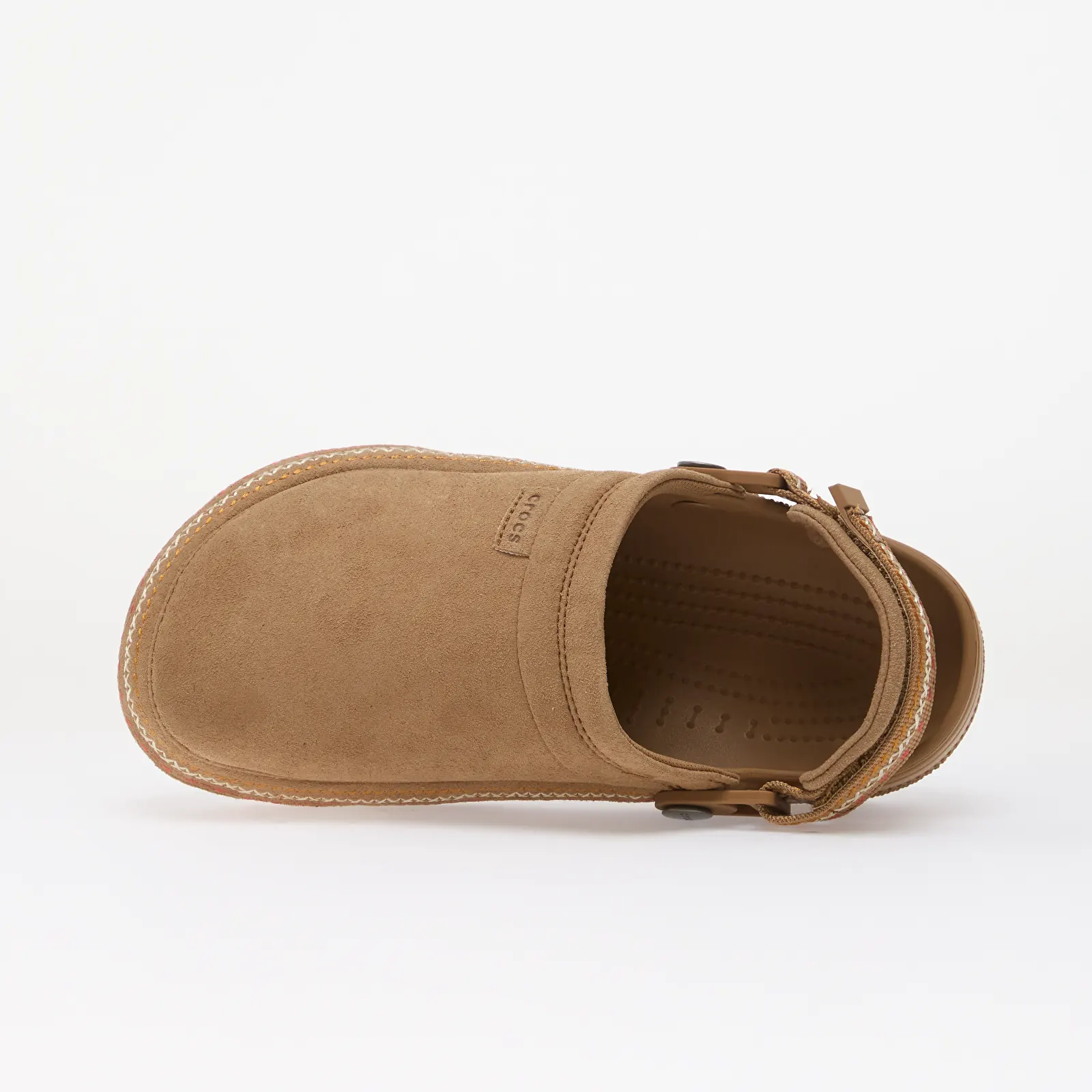 Vyriškos šlepetės Crocs Classic Crafted Vegan Suede Stitch Sepia