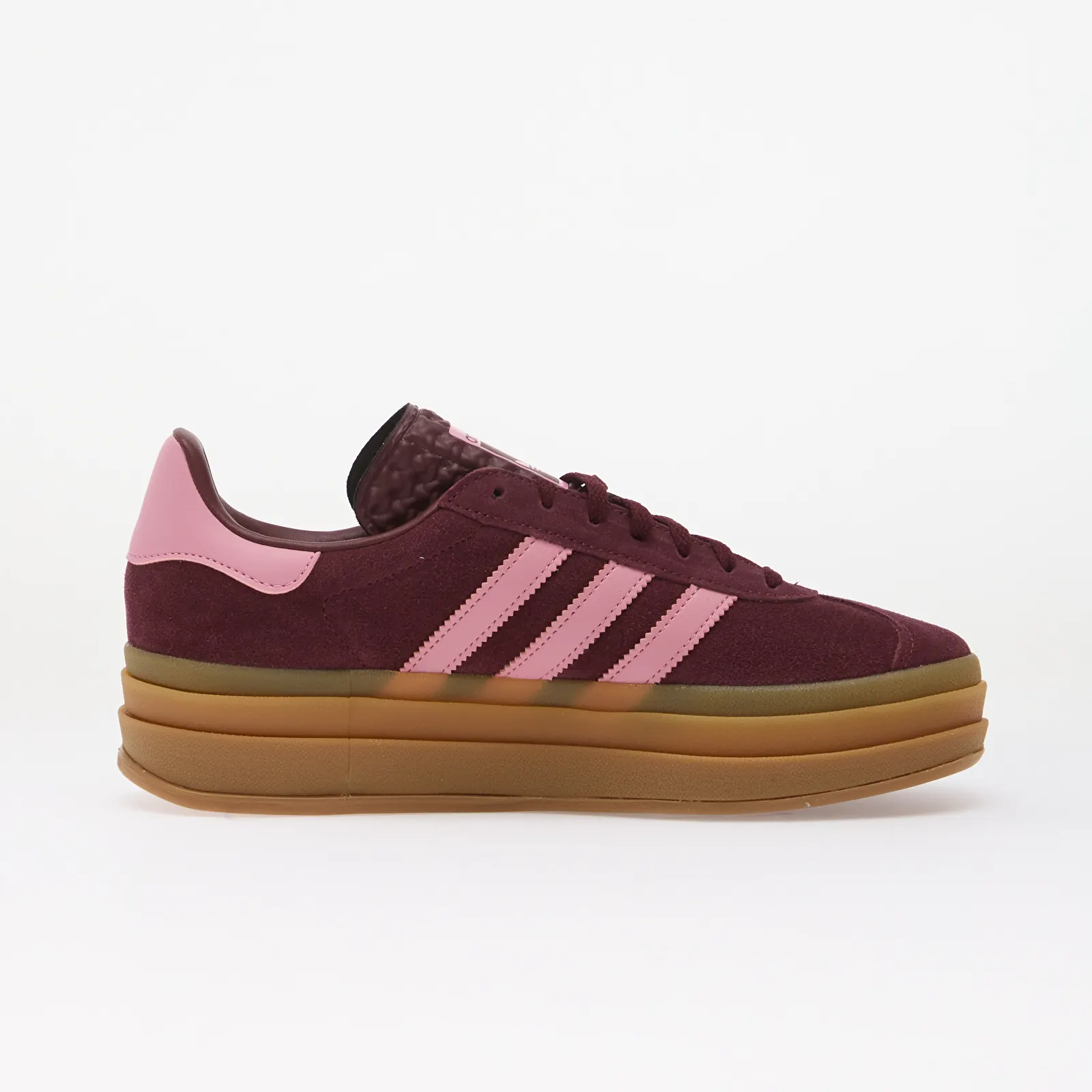 Men's sneakers and shoes adidas Gazelle Bold Kids Maroon/ St Tropic Bloom/ Gold Met.