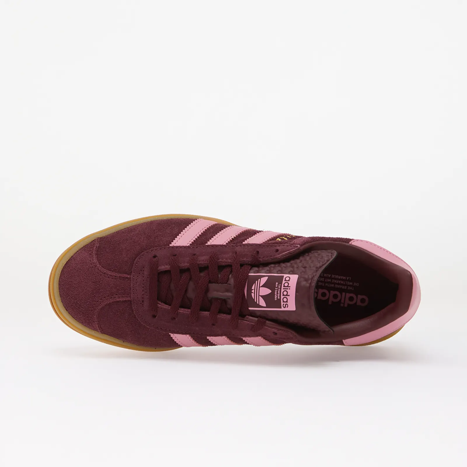 Men's sneakers and shoes adidas Gazelle Bold Kids Maroon/ St Tropic Bloom/ Gold Met.