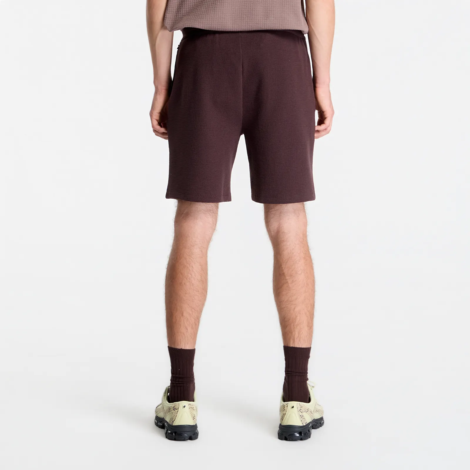 Shorts för män Hugo Boss Waffle Shorts Brown