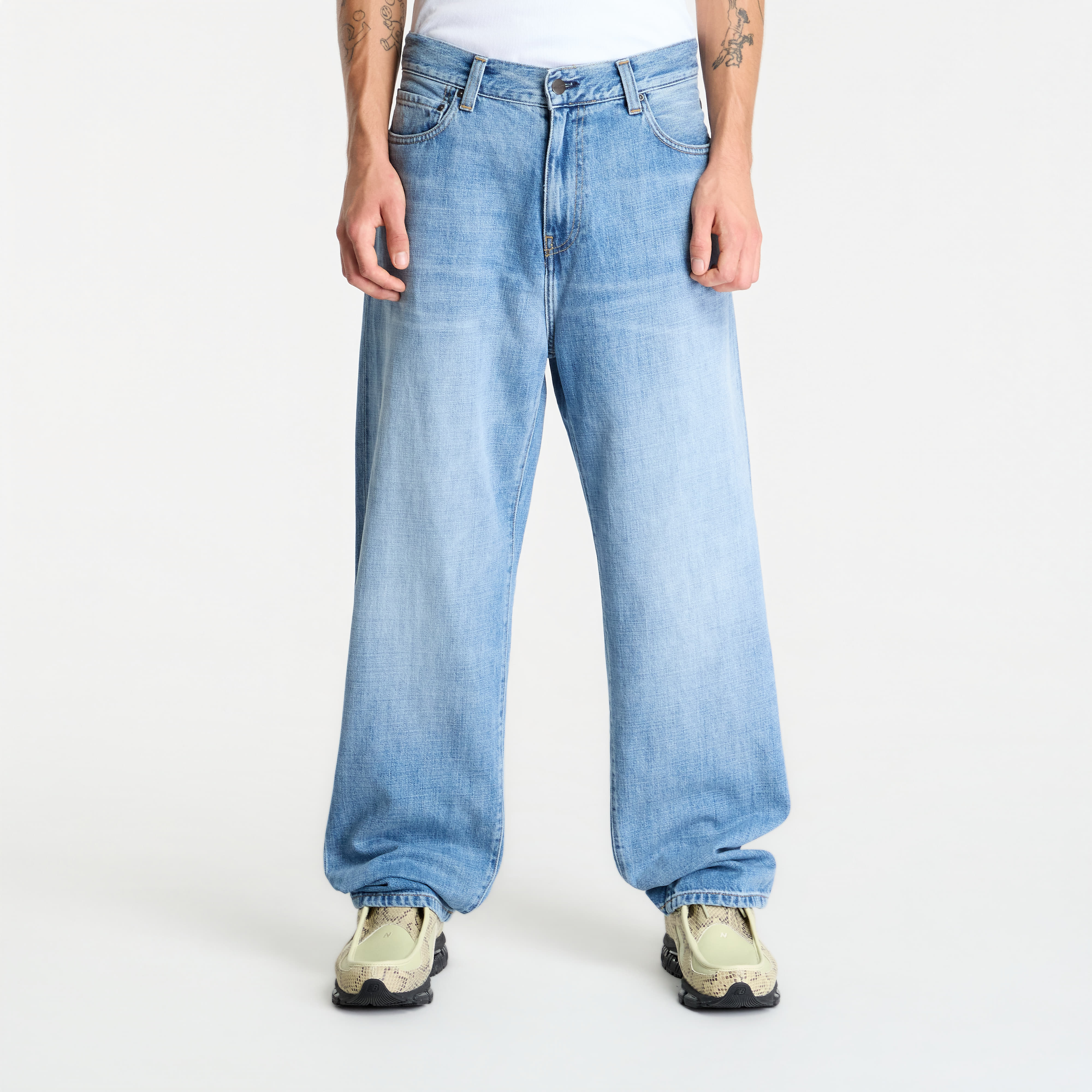 Дънки Carhartt WIP Aaron Pant Blue Burst Washed 29