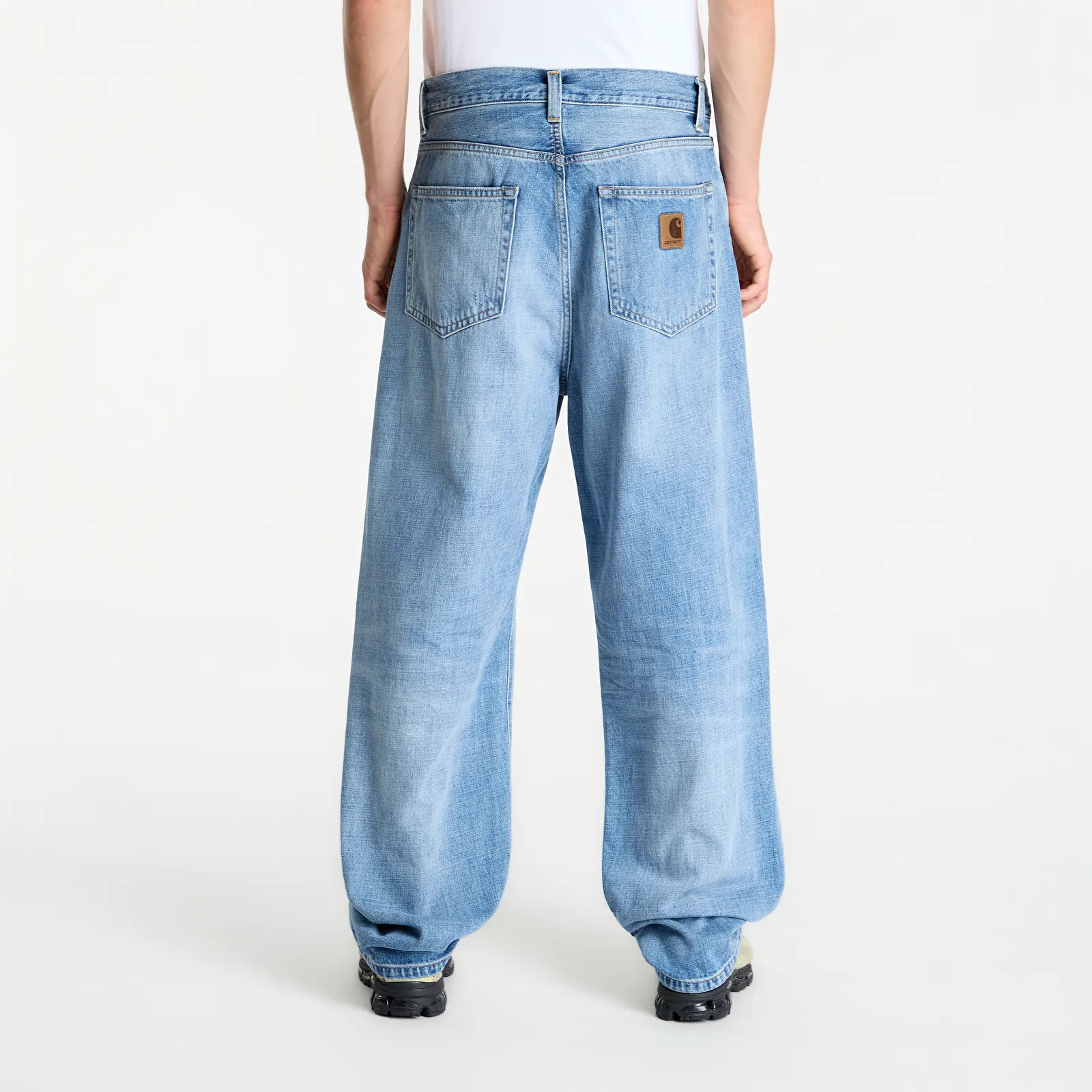 Men's jeans Carhartt WIP Aaron Pant Blue Burst Washed