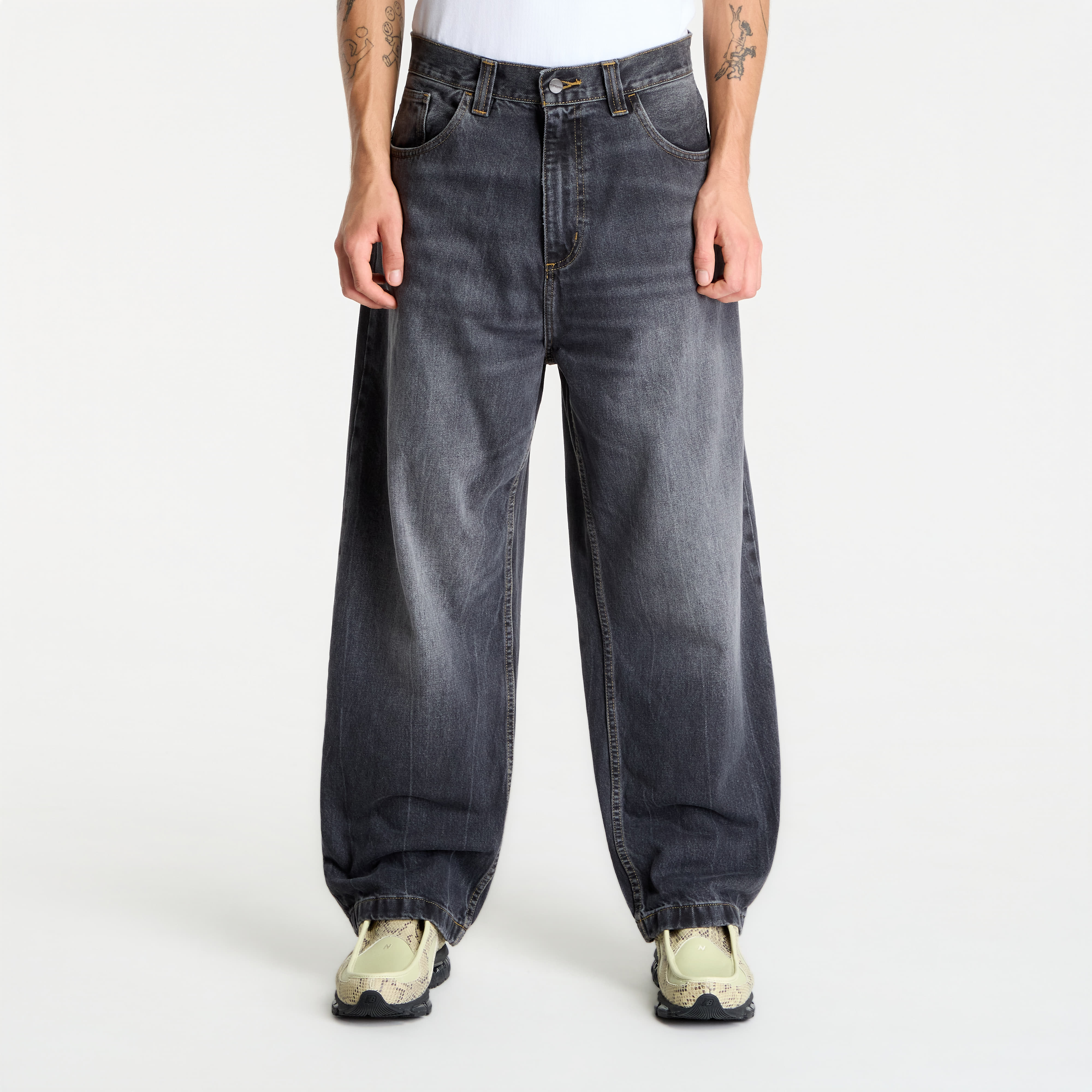 Дънки Carhartt WIP Brandon Pant Black Marble Used Wash S