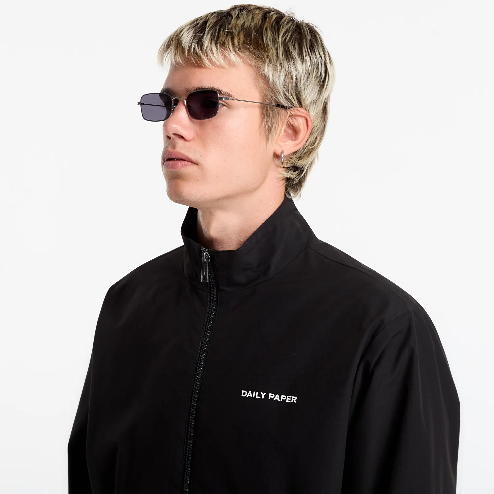 Pánské bundy Daily Paper Eward Jacket Black