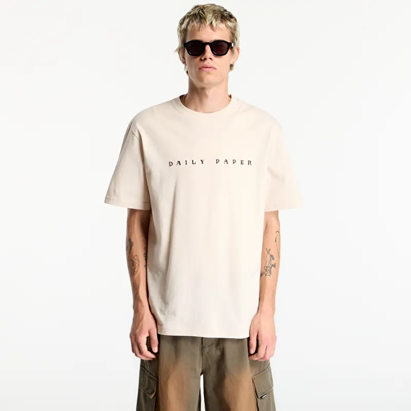 T-shirt Daily Paper Alias Dias T Shirt Moonbeam Beige