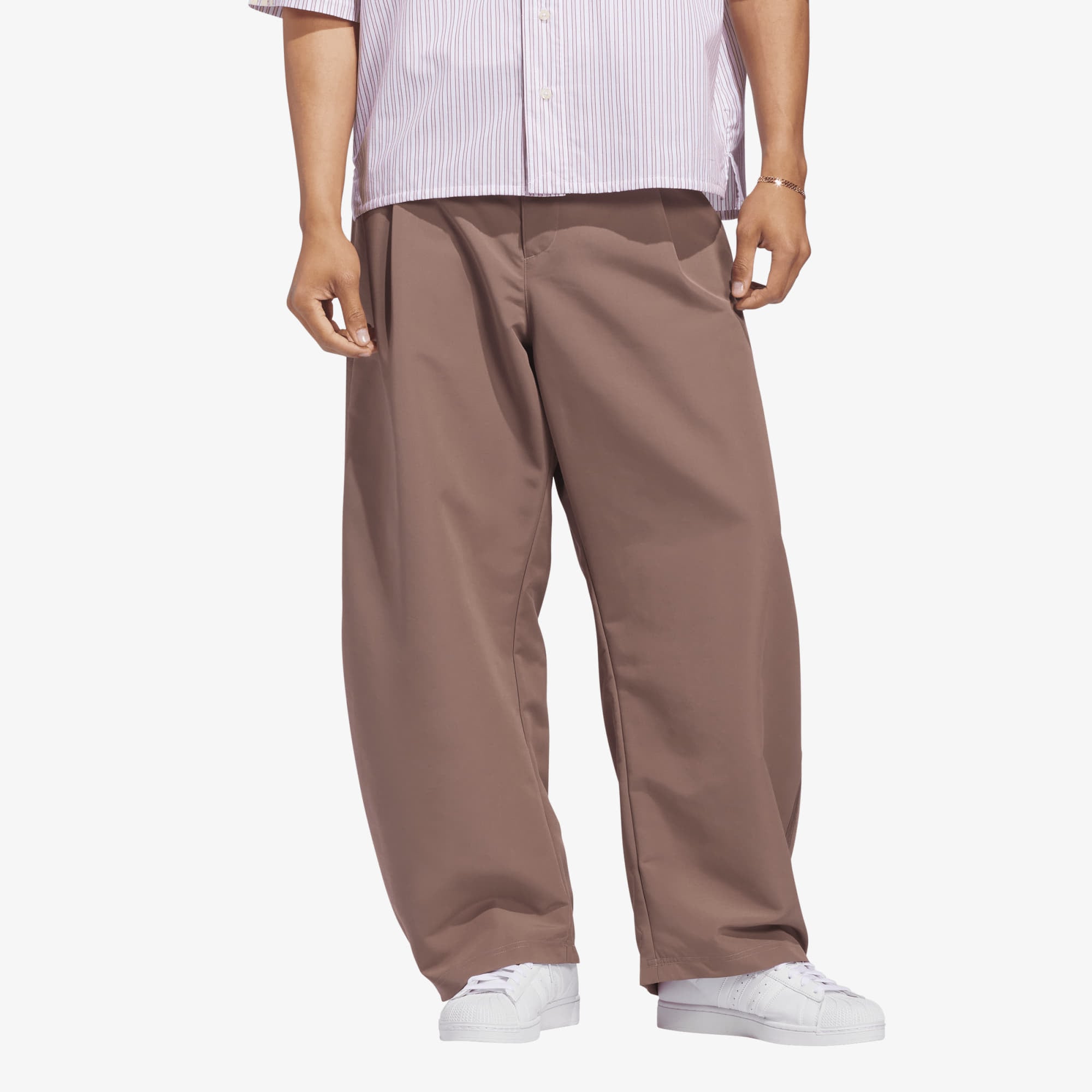 Панталони adidas Originals Woven Barrel Pant Trace Brown XL