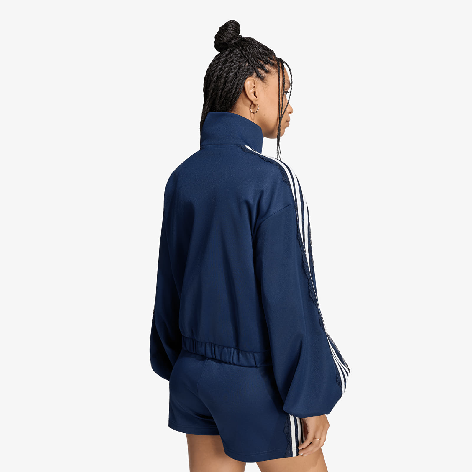 Moteriškos striukės adidas Lace Oversized Archive Track Top Collegiate Navy