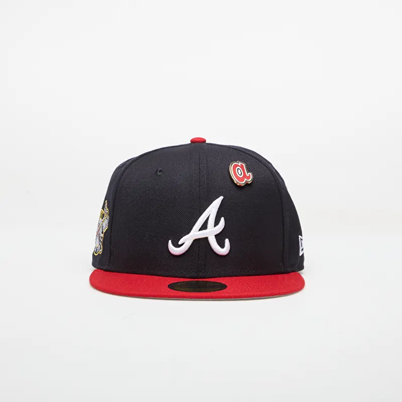 Cap New Era 59FIFTY MLB Img Icon Atlanta Braves Navy/ Red