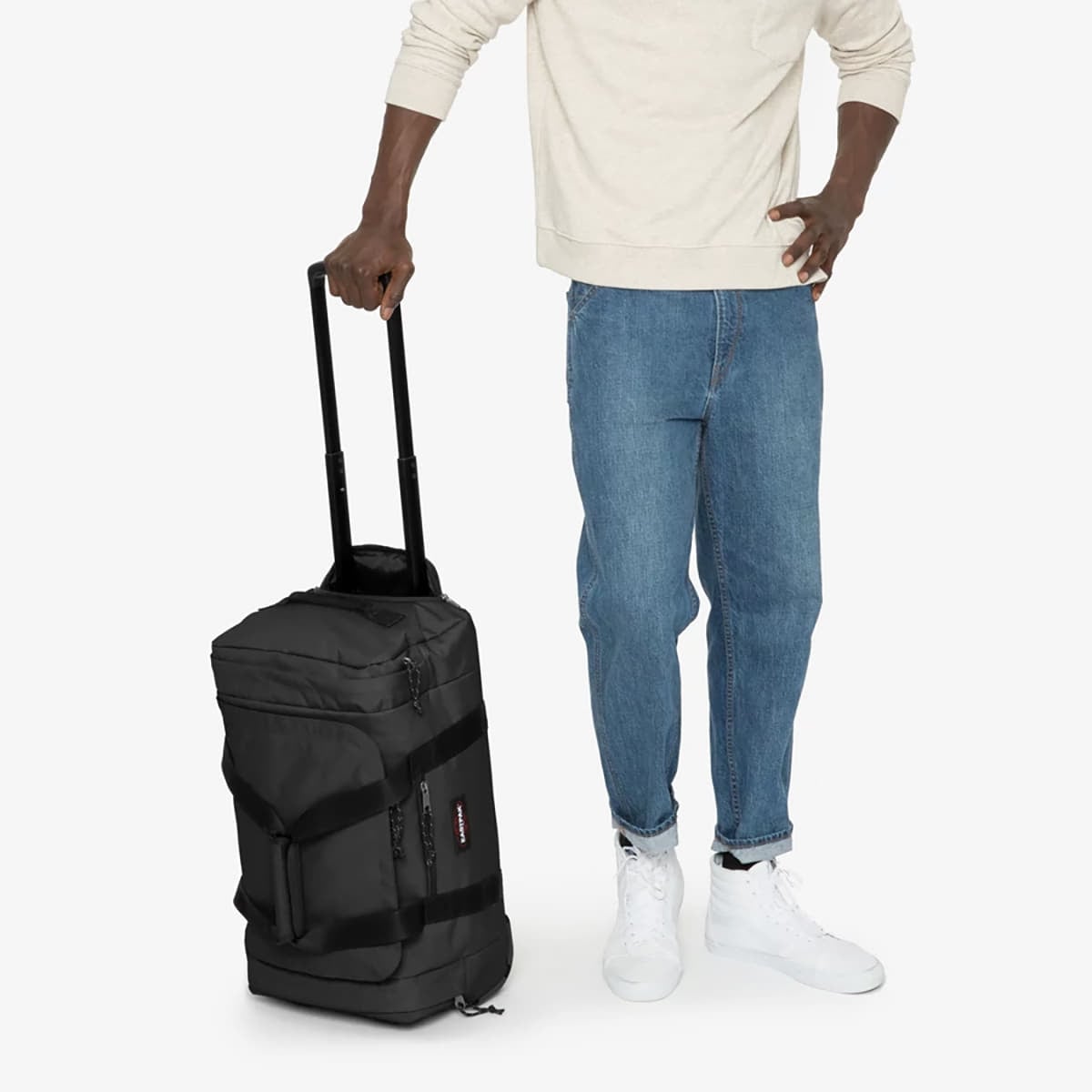 Duffle bag Eastpak Leatherface S+ Black