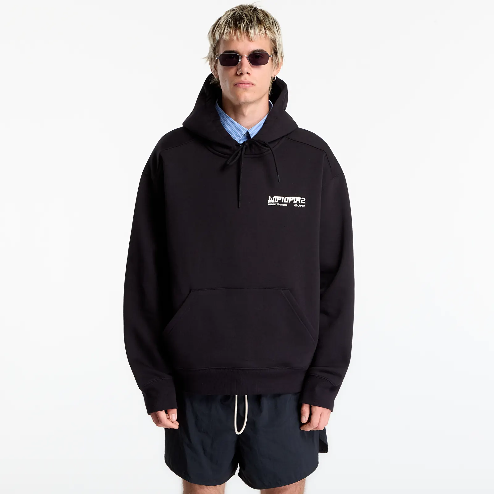 Ανδρικά φούτερ  Carhartt WIP Hooded Wiptopia II Sweat Black