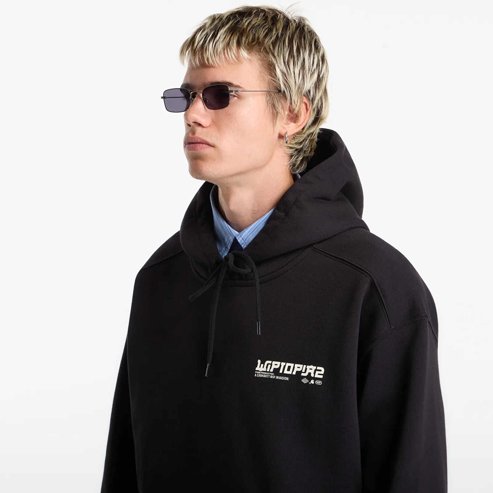 Ανδρικά φούτερ  Carhartt WIP Hooded Wiptopia II Sweat Black