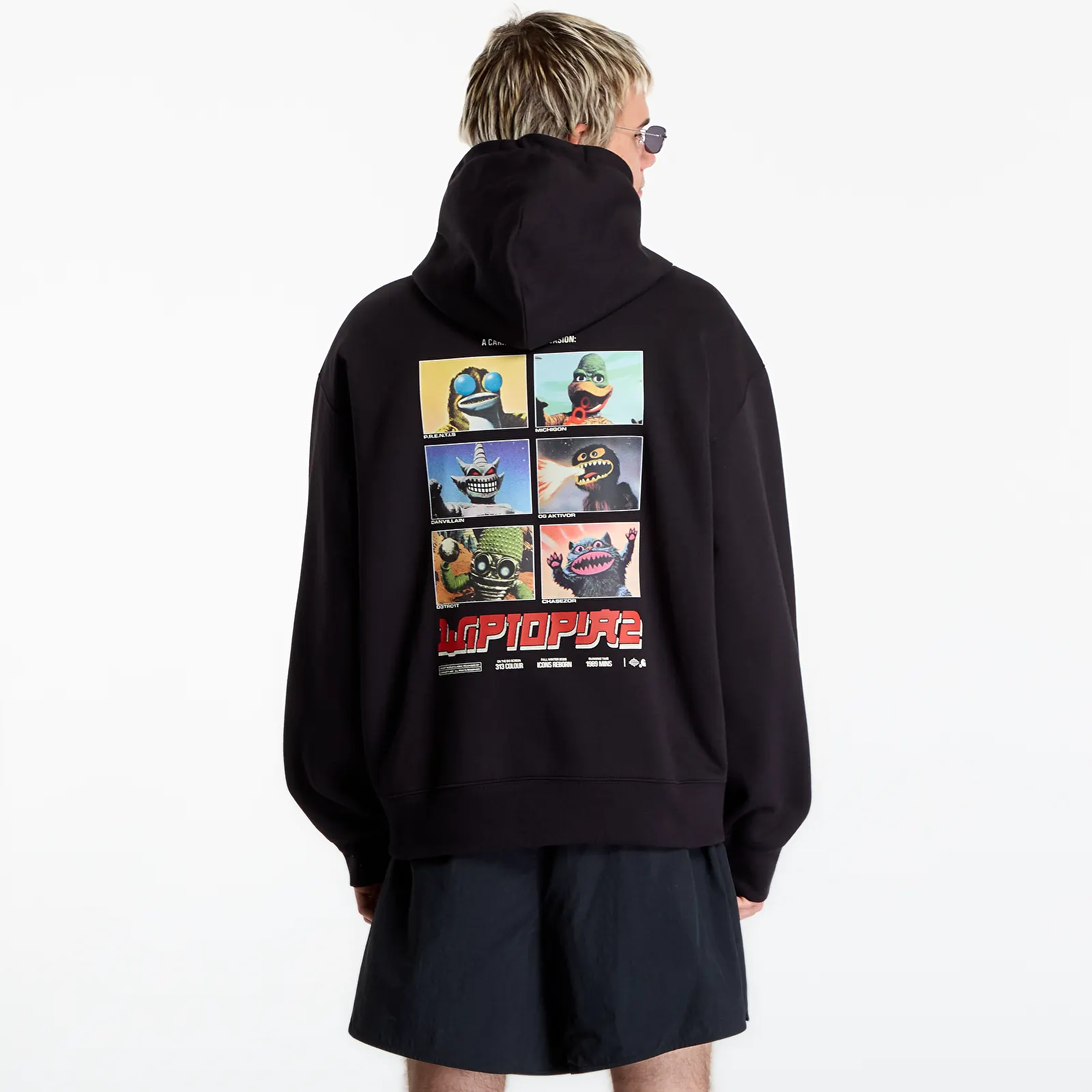 Ανδρικά φούτερ  Carhartt WIP Hooded Wiptopia II Sweat Black