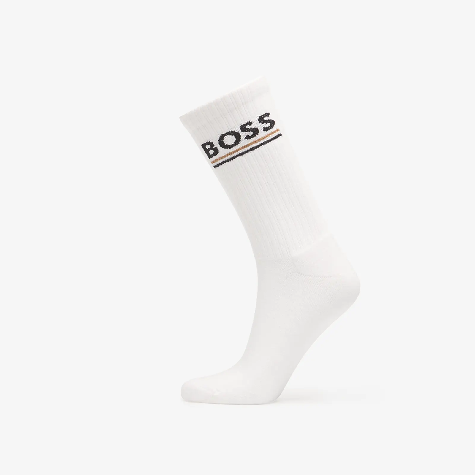 Socken für Männer Hugo Boss 3-Pack Qs Rib Iconic Vb White