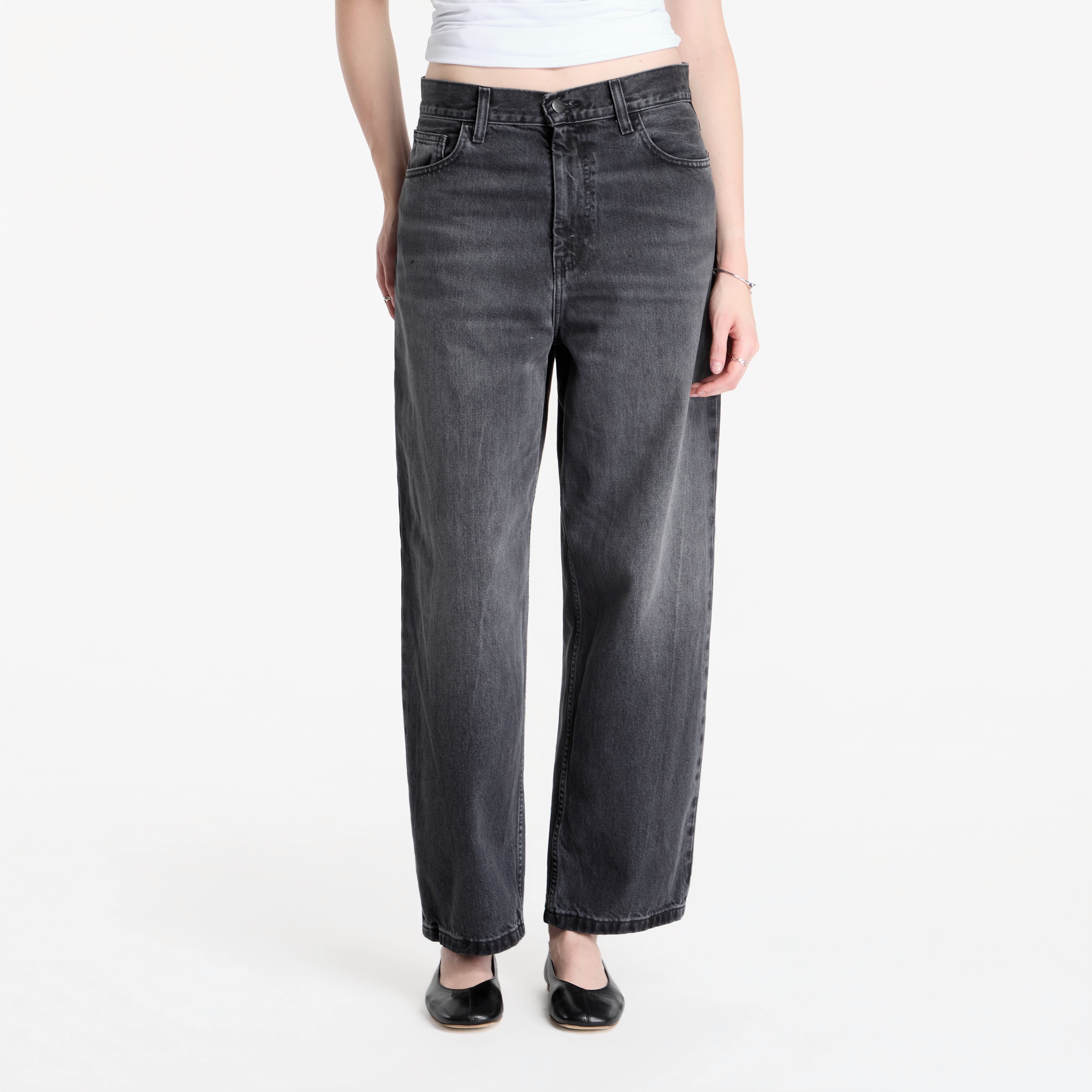 Дънки Carhartt WIP W' Brandon Pant Black Marble Used Wash XS