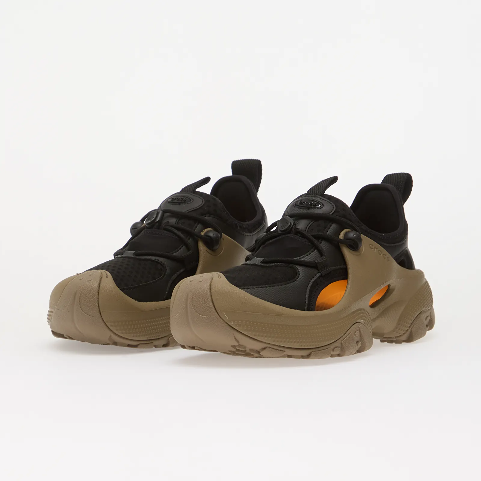 Pánske šľapky Crocs Trailbreak 2 Tech Khaki/ Orange Zing