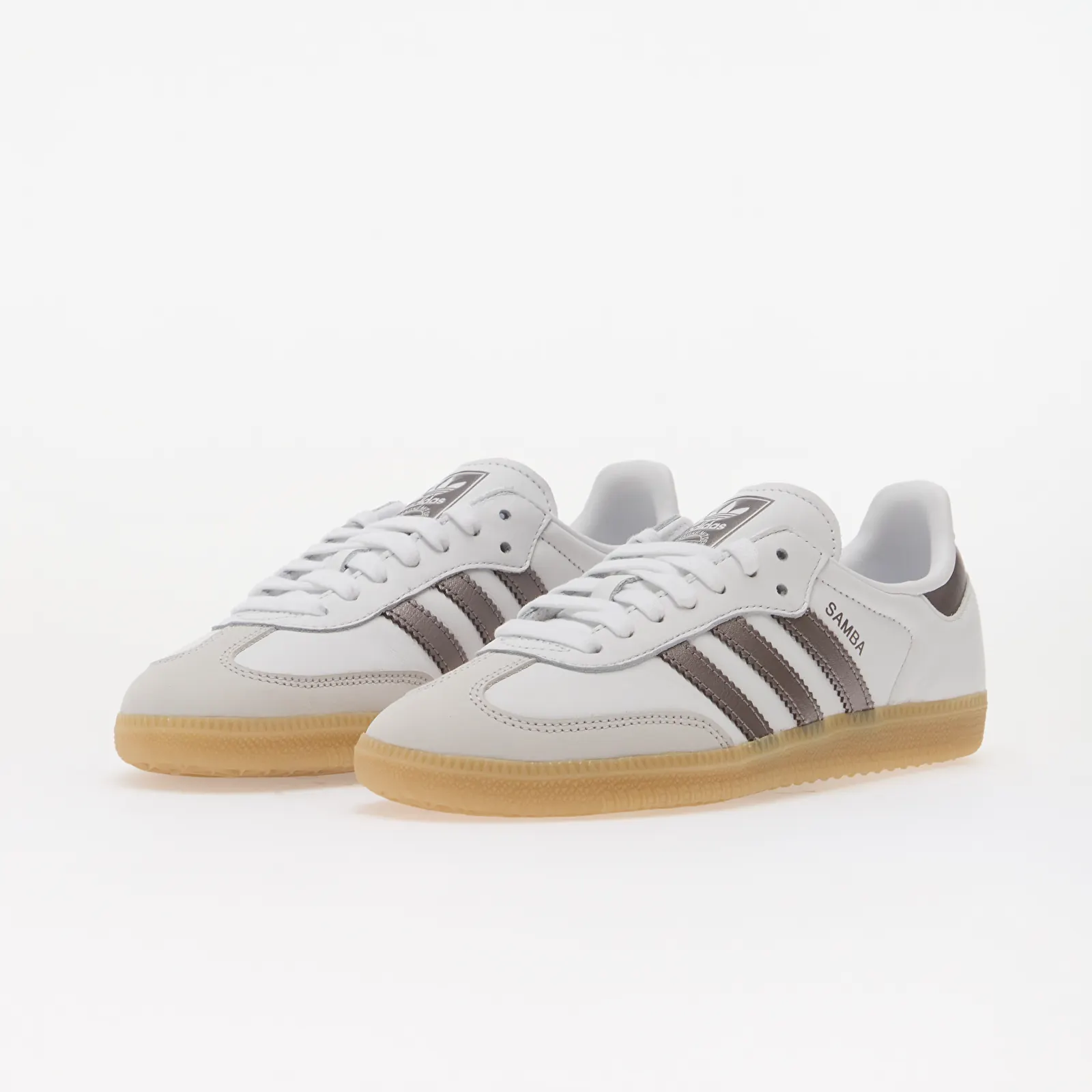 Dámské tenisky a boty adidas Samba OG Ftwr White/ Coffee Met./ Gum4