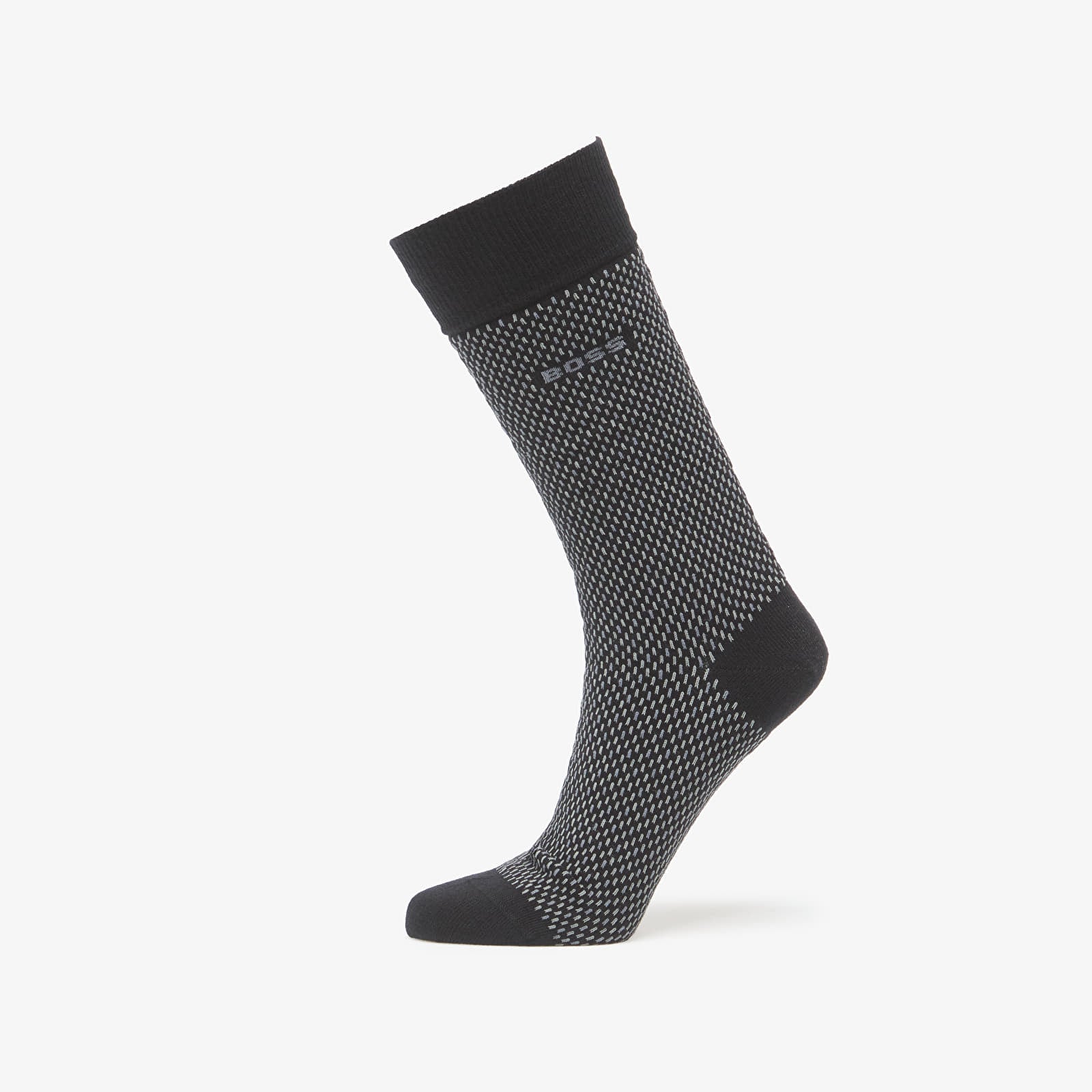 Ανδρικές κάλτσες Hugo Boss 2-Pack Rs Minipattern Cc Black