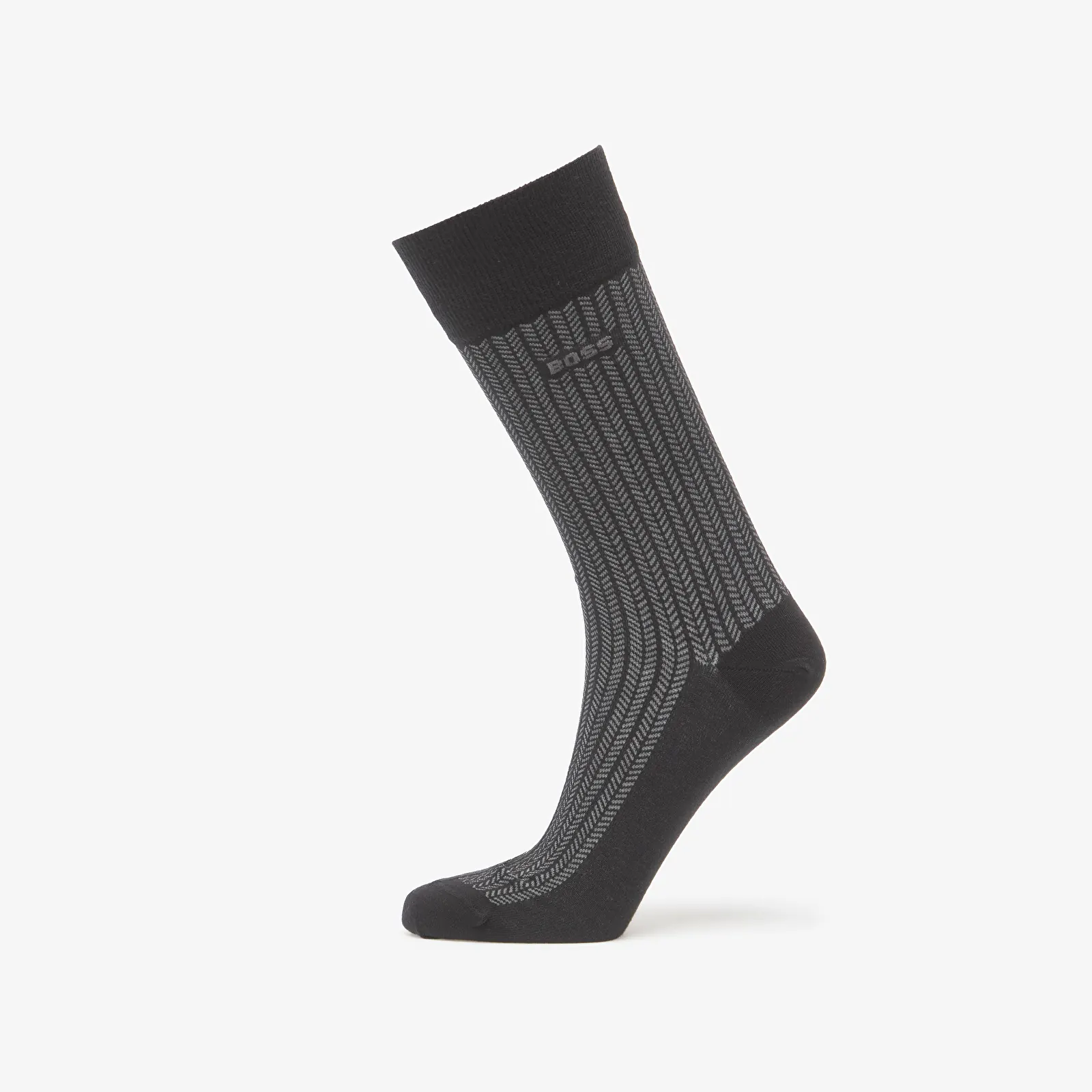 Férfi zoknik Hugo Boss 2-Pack Rs Minipattern Cc Black