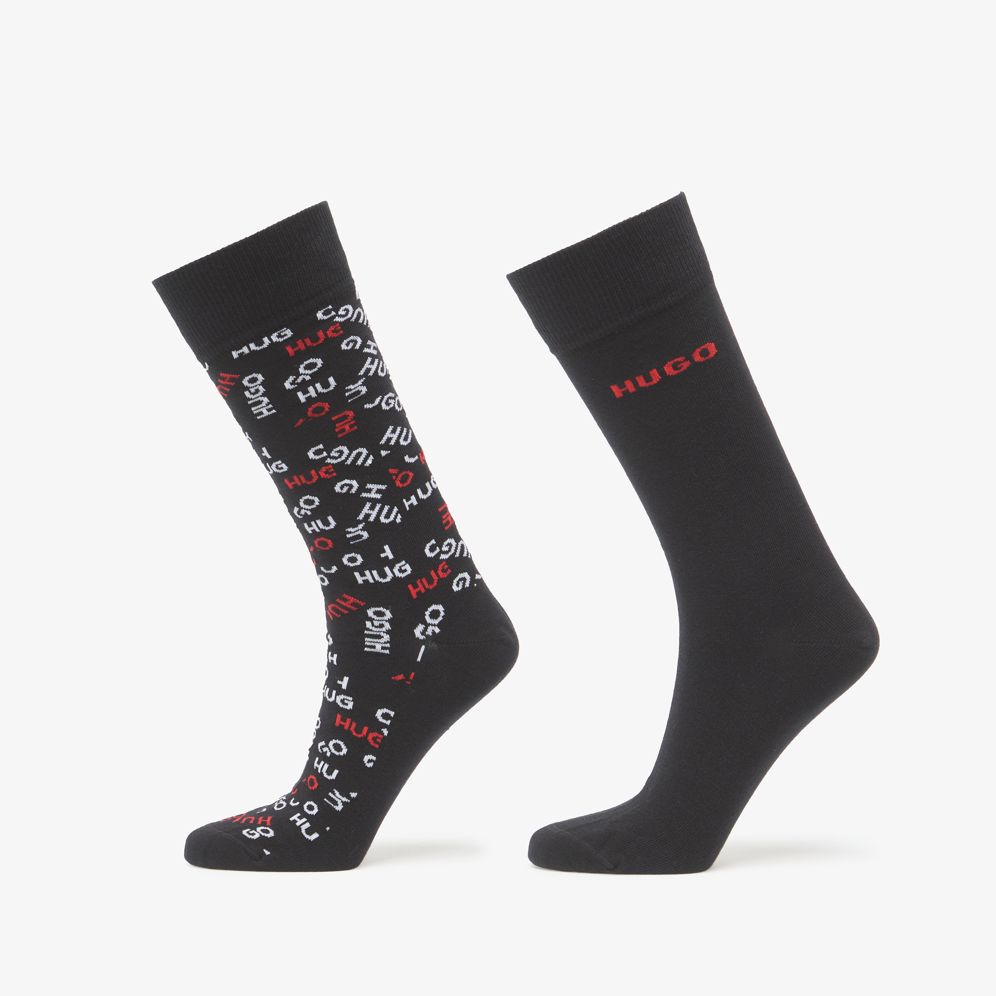 Hugo Boss 2-Pack Rs Tape Logo Cc Black 39-42