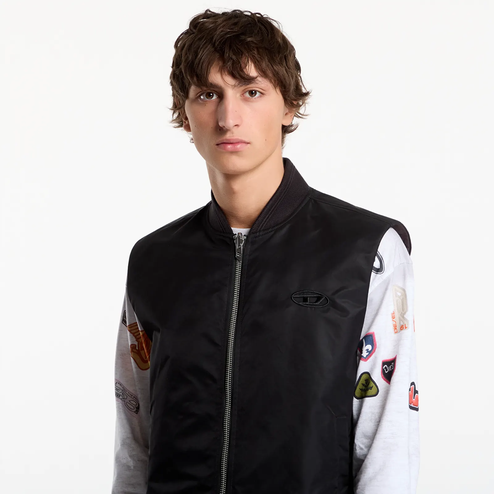 Men's vests Diesel W-Type-D1-Sl Jacket Black