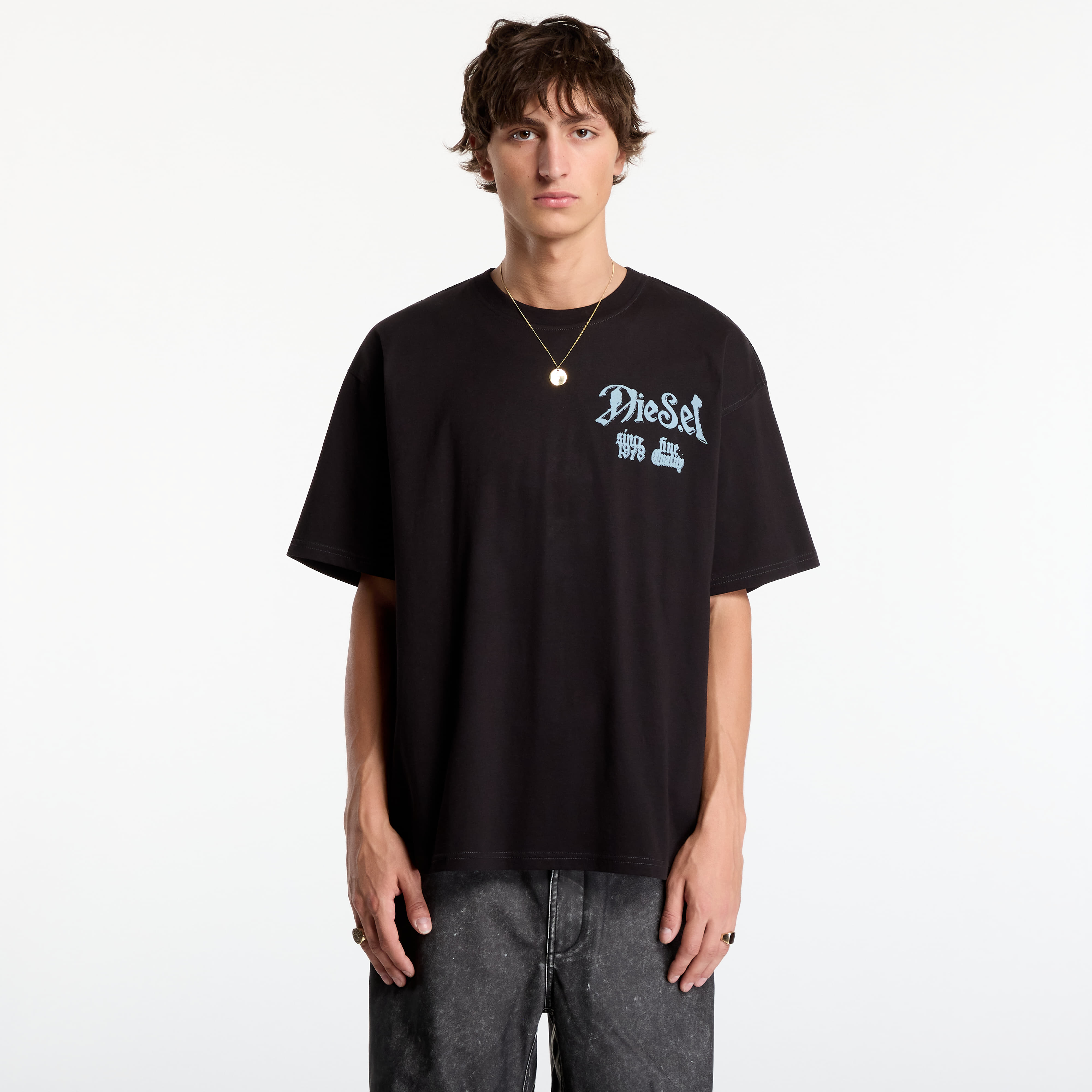 Тениска Diesel T-Boxt-Aa2 T-Shirt Black L