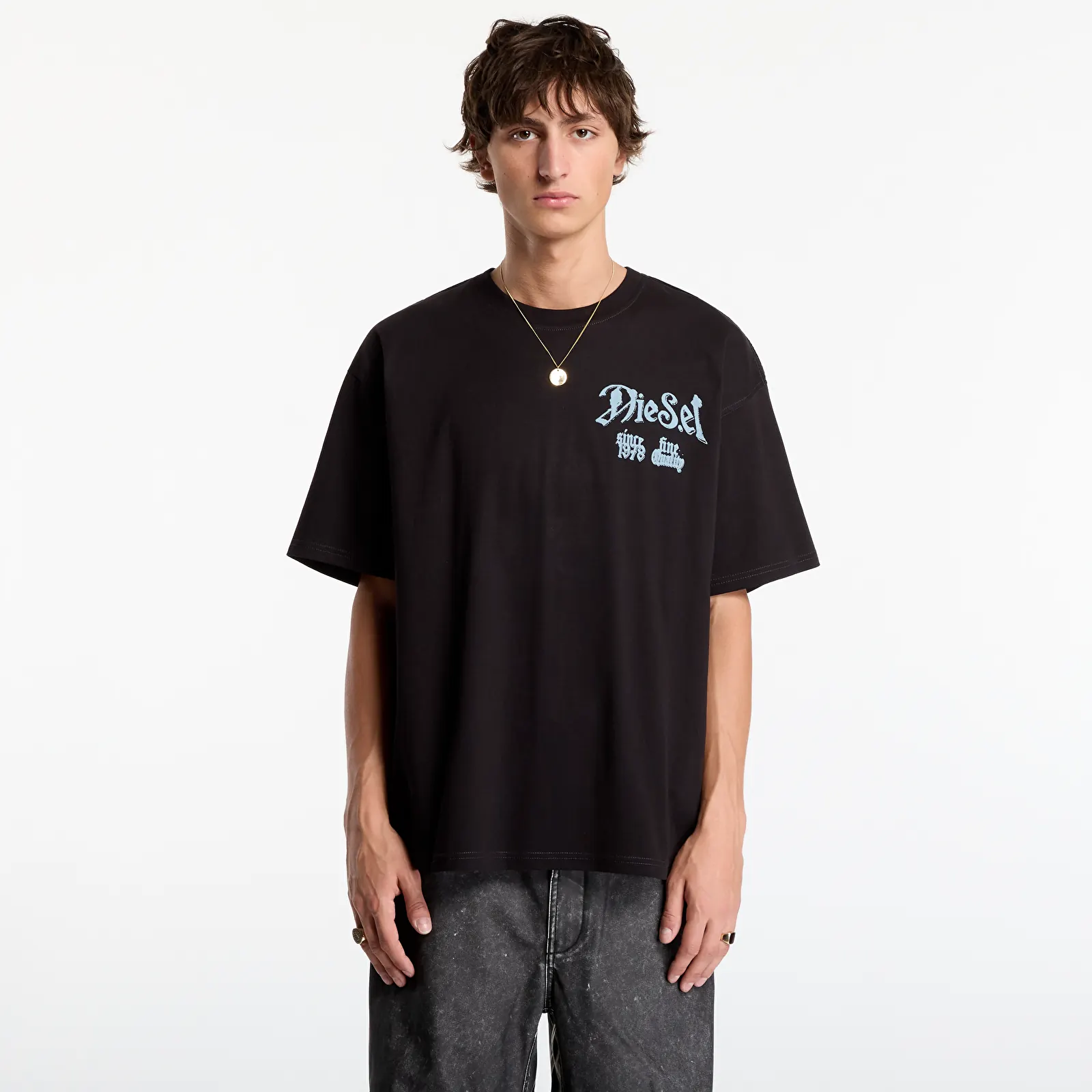 T-shirty męskie Diesel T-Boxt-Aa2 T-Shirt Black