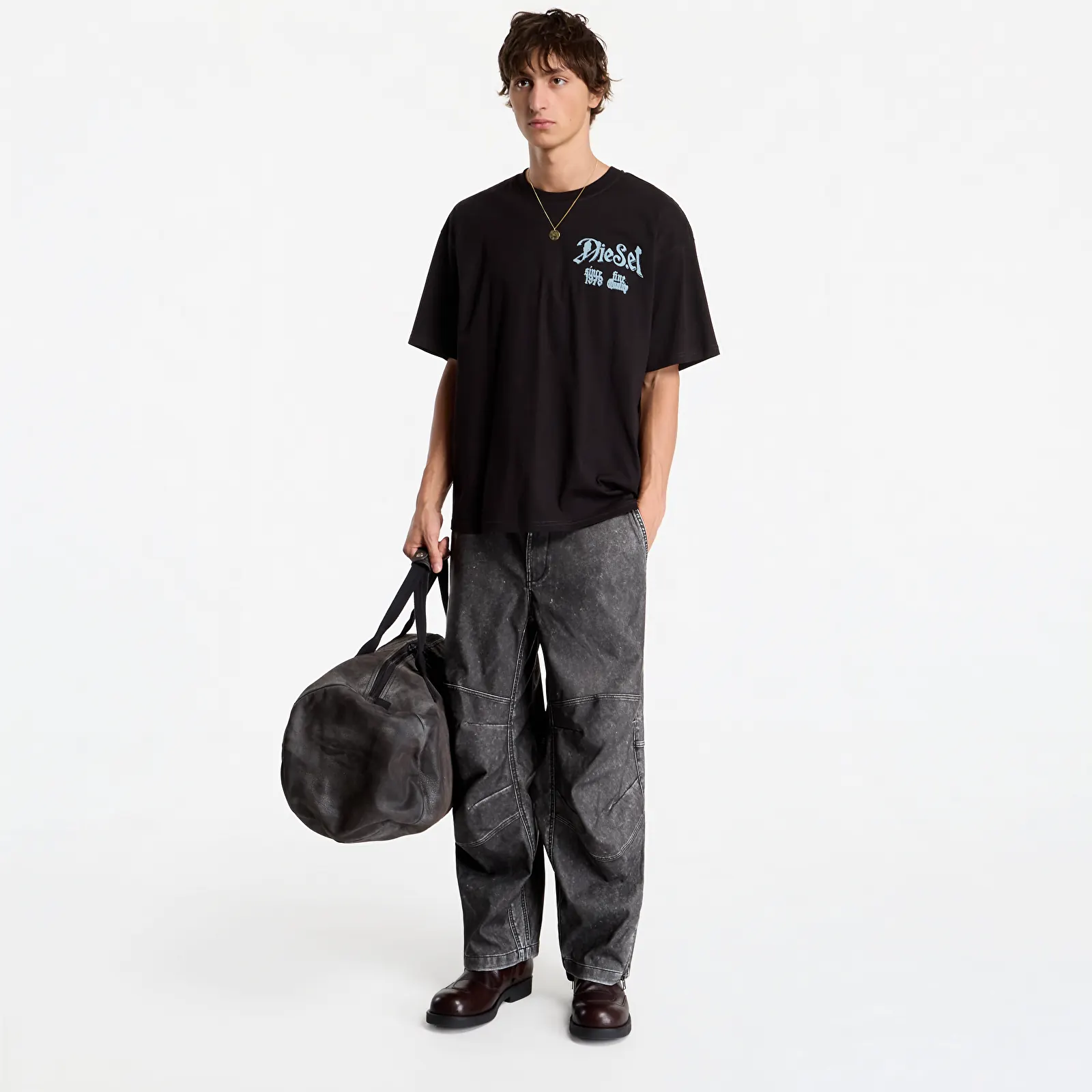 T-shirty męskie Diesel T-Boxt-Aa2 T-Shirt Black