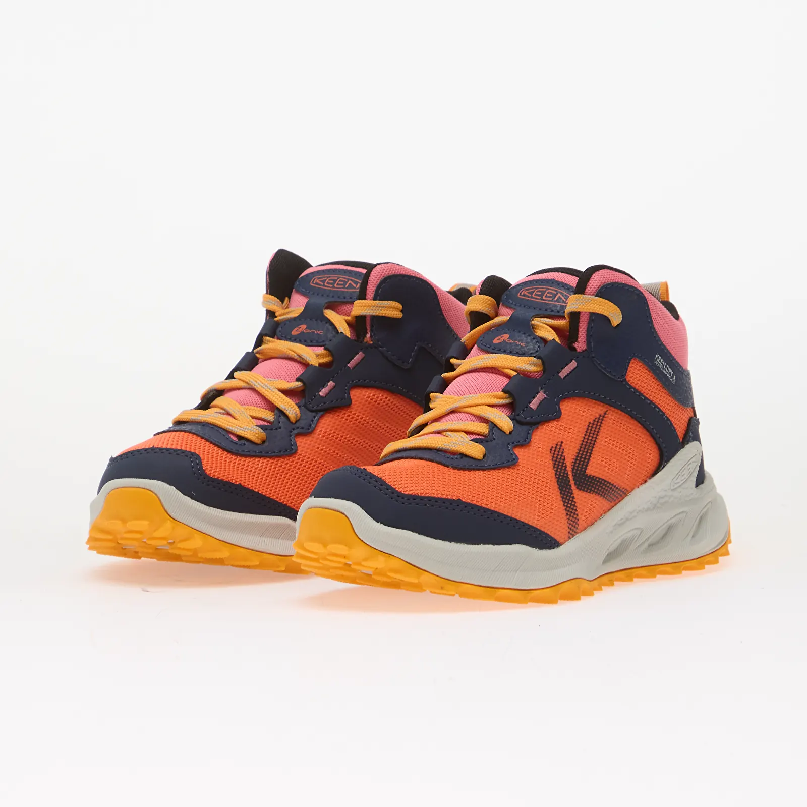 Chaussures et baskets enfants KEEN Zionic MID WP Youth Naval Academy/ Nasturtium