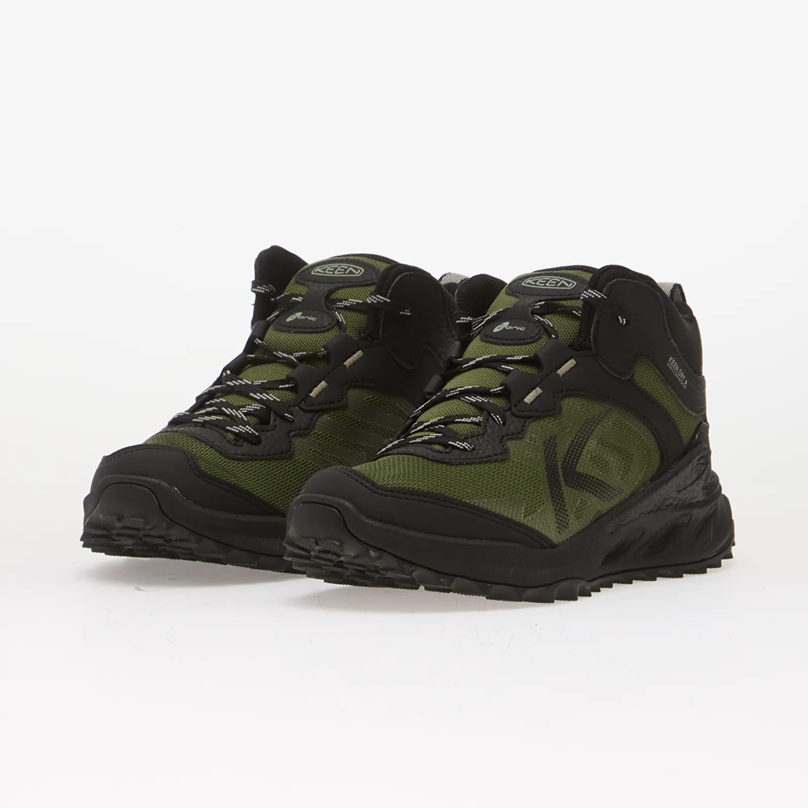 Sneaker und Schuhe für Kinder KEEN Zionic MID WP Youth Black/ Bronze Green