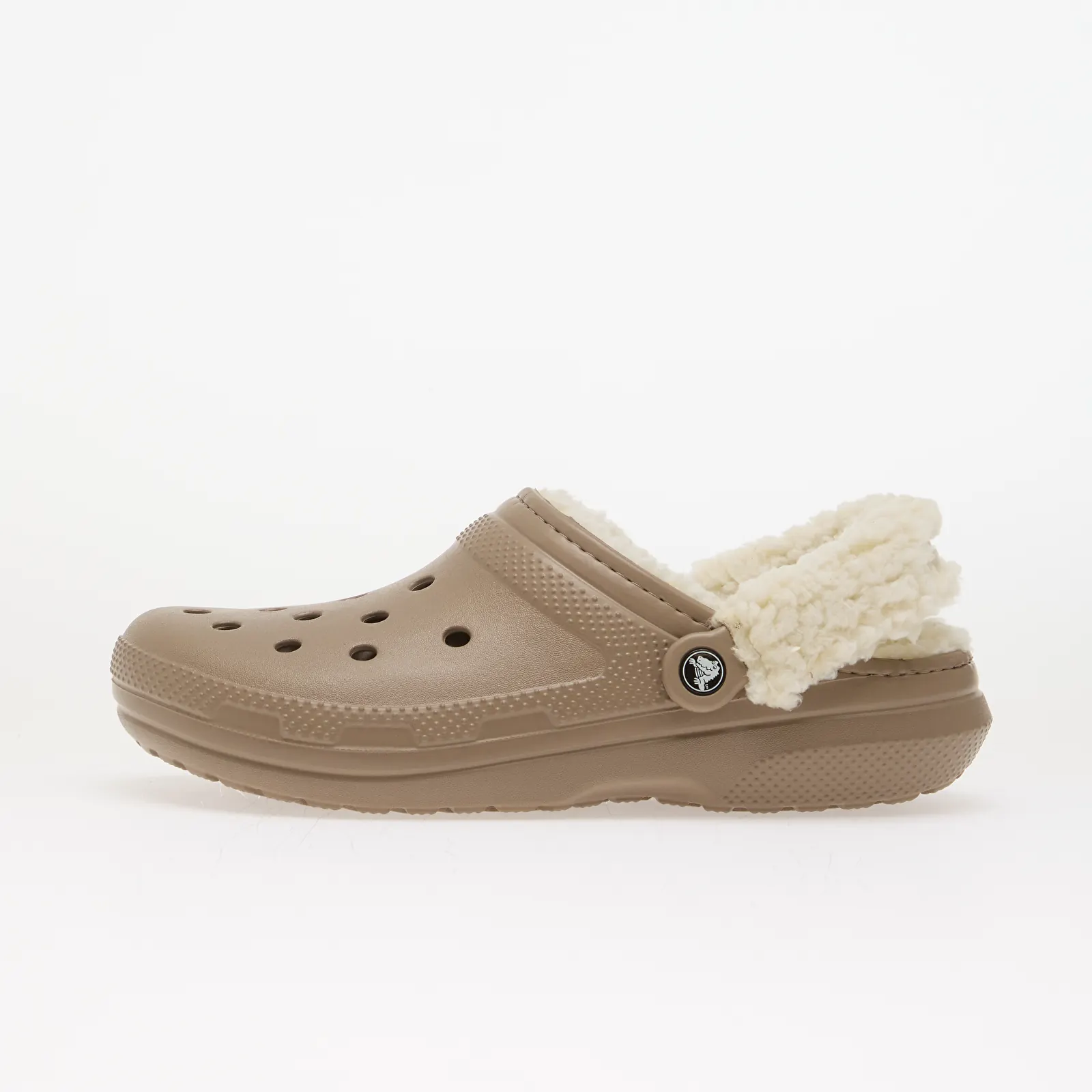 Claquettes homme Crocs Classic Fleece Lined Clog Mushroom