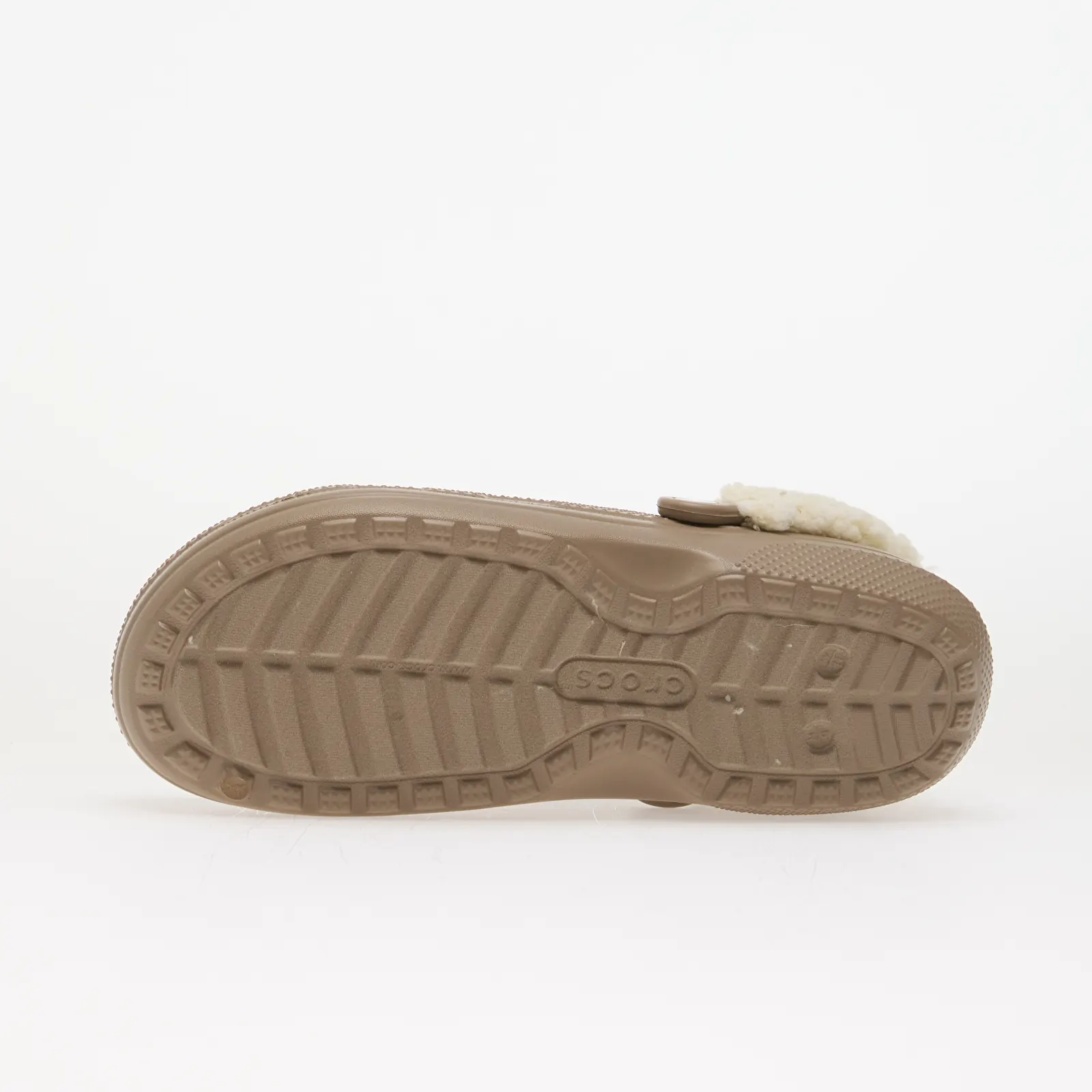 Claquettes homme Crocs Classic Fleece Lined Clog Mushroom