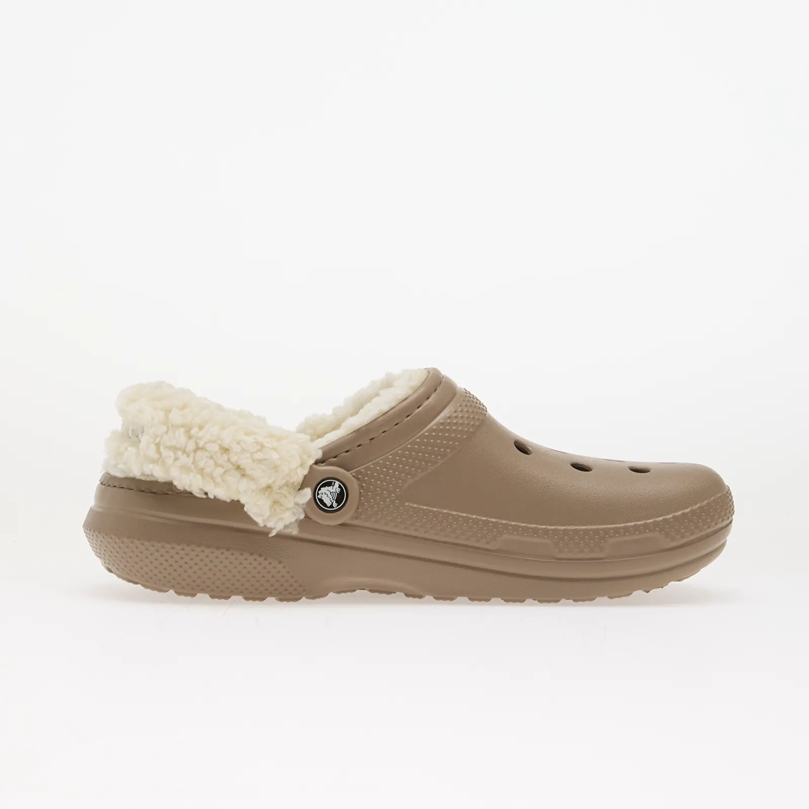 Claquettes homme Crocs Classic Fleece Lined Clog Mushroom
