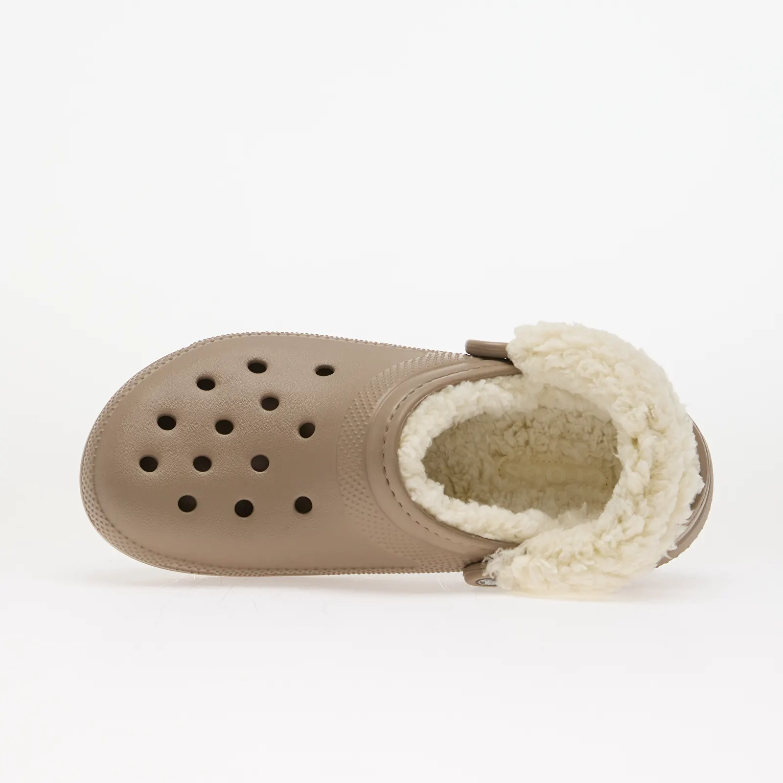 Claquettes homme Crocs Classic Fleece Lined Clog Mushroom