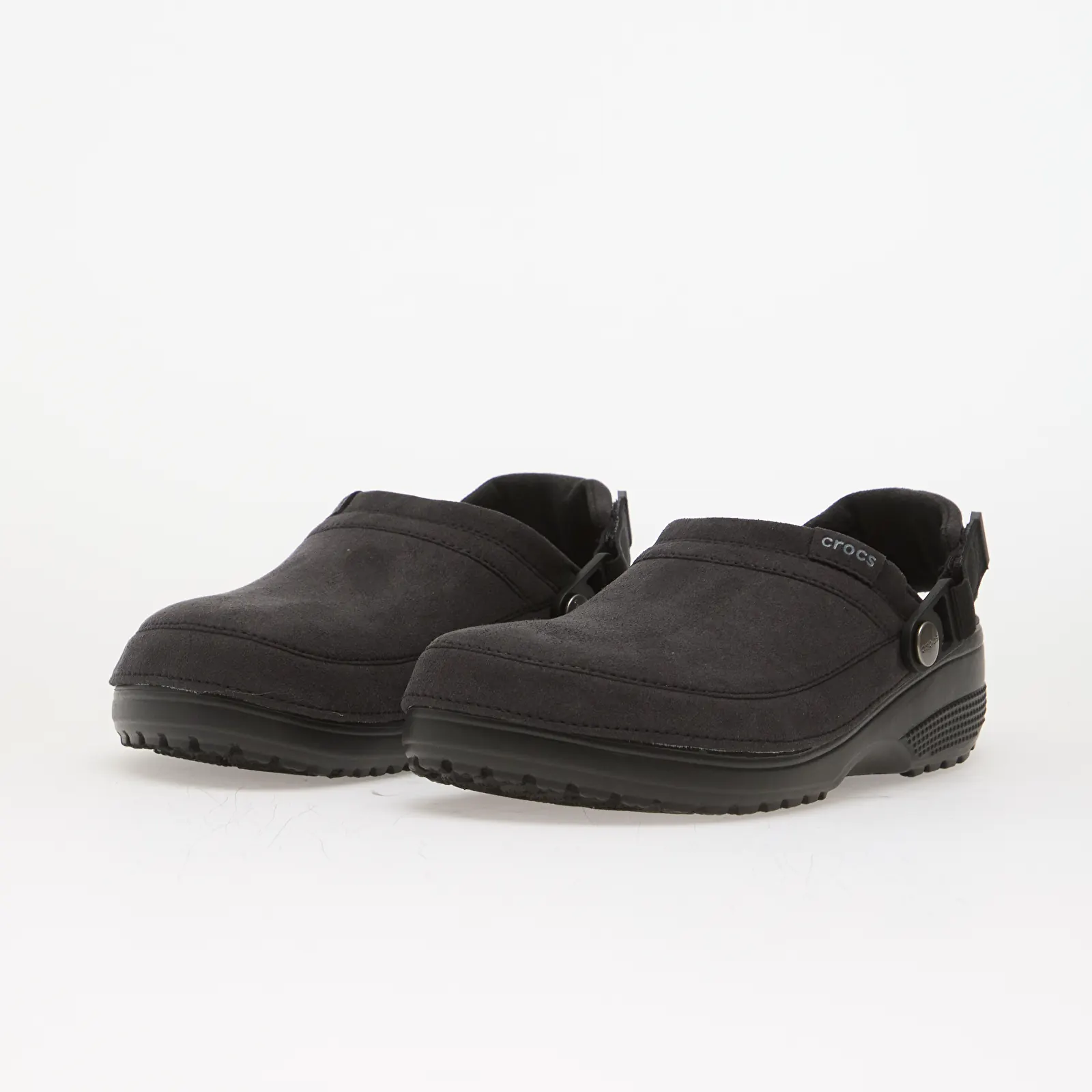Vīriešu čības un apavi Crocs Classic Crafted Vegan Suede Cg Black