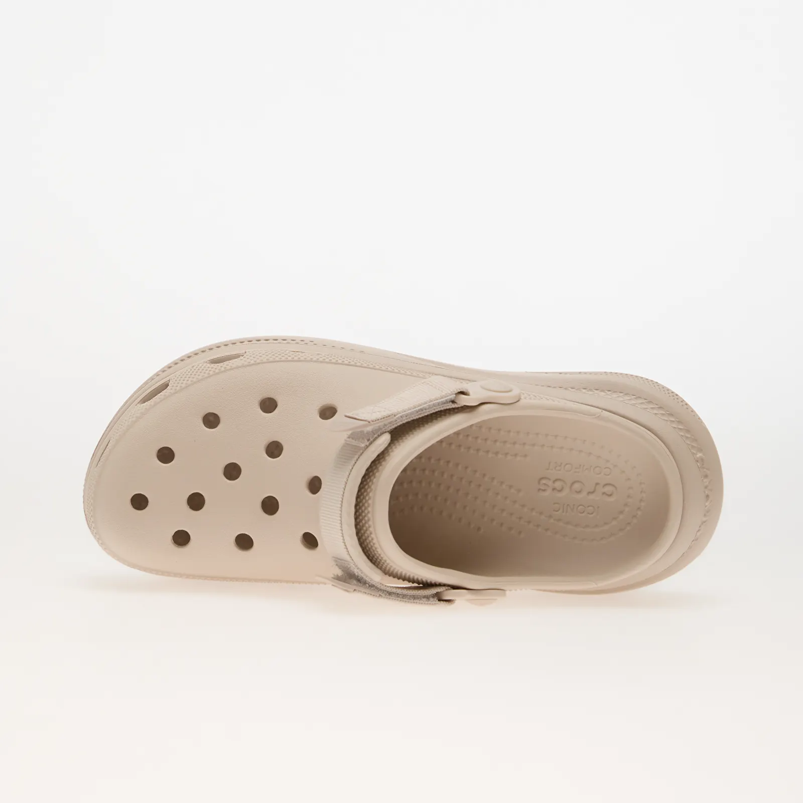Claquettes homme Crocs New Crush Clog Cocoa Cream