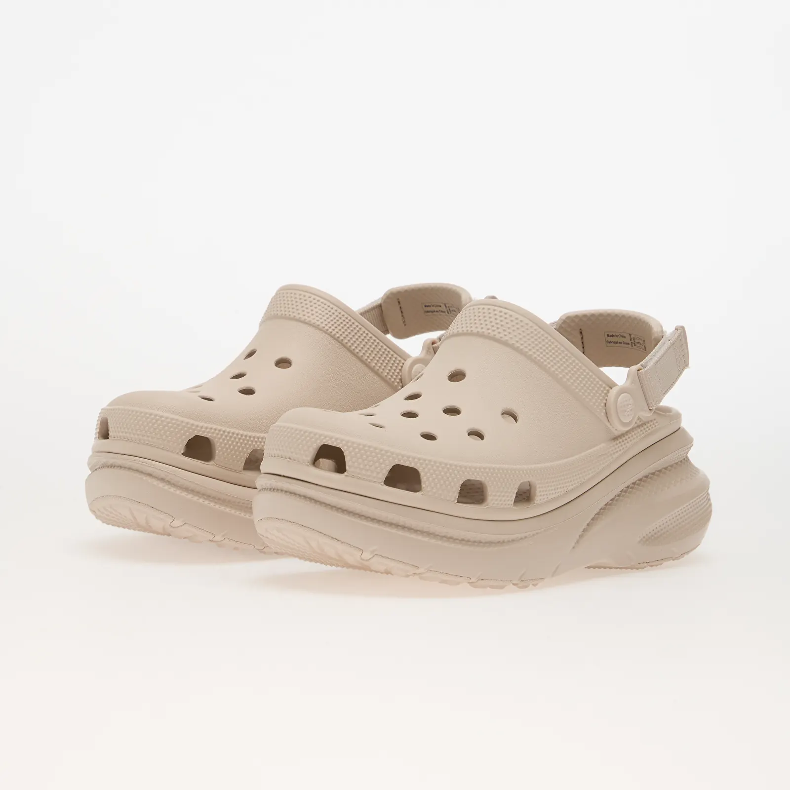Claquettes homme Crocs New Crush Clog Cocoa Cream