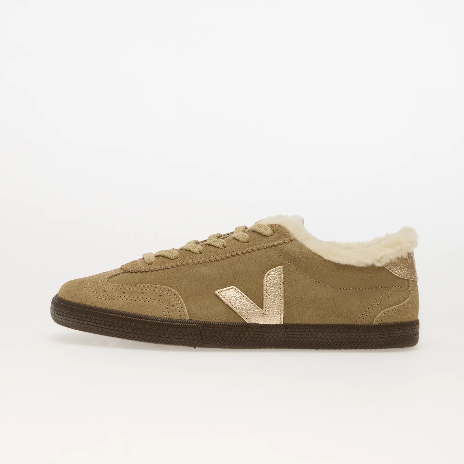 Chaussures et baskets femme Veja Volley W Suede Dune/ Platine/ Eagle