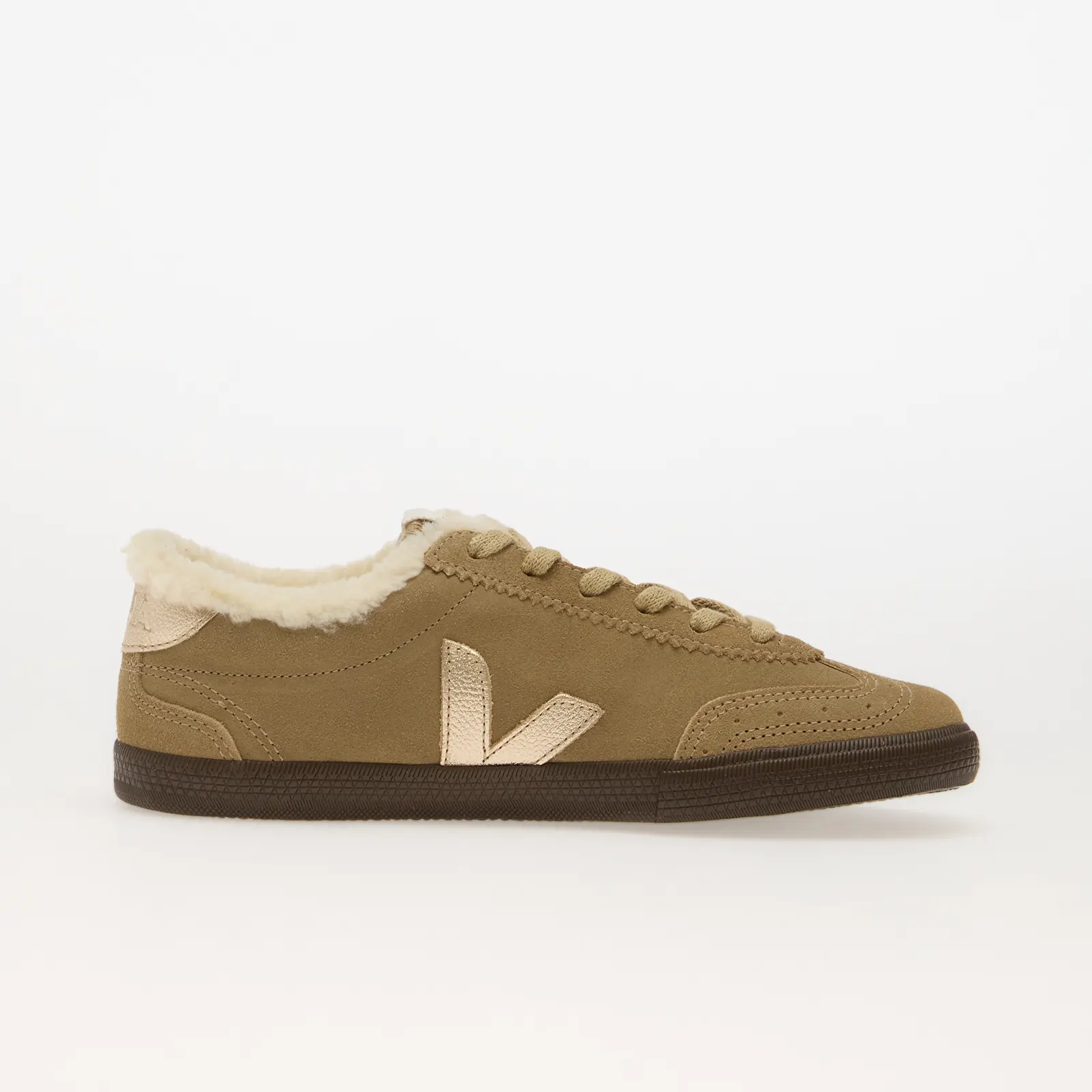 Chaussures et baskets femme Veja Volley W Suede Dune/ Platine/ Eagle