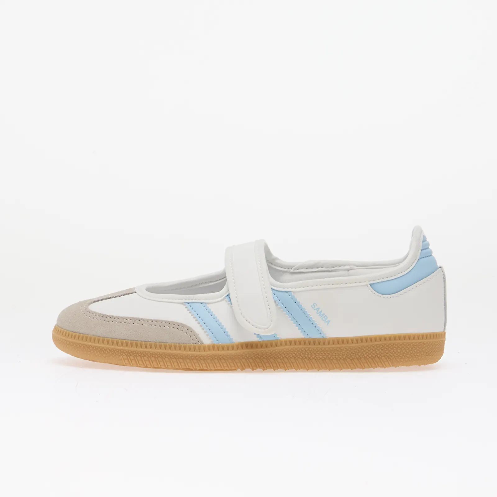 Încălțăminte și sneakerși pentru bărbați adidas Samba Jane Shoes Kids Ftwr White/ Clear Sky/ Gum 3