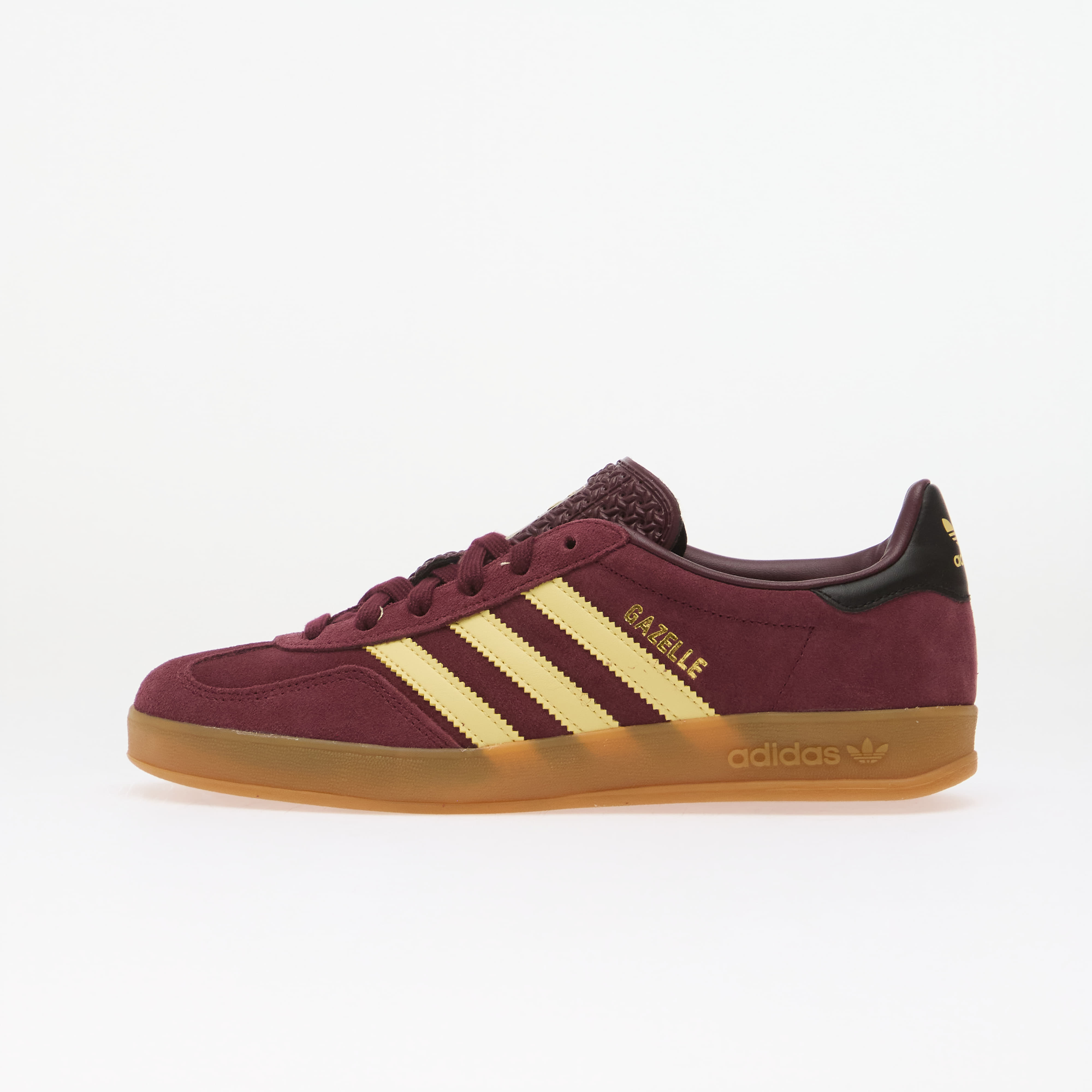 Обувки adidas Gazelle Indoor Kids Maroon/ Almost Yellow/ Gold Met. 3.5
