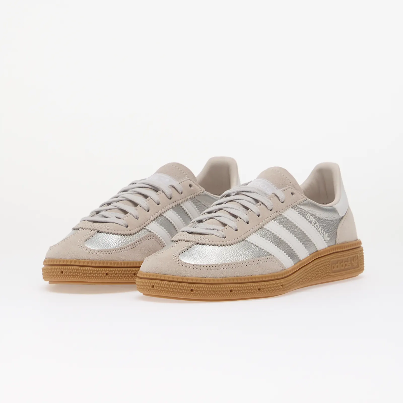 Men's sneakers and shoes adidas Handball Spezial Kids Silver Met./ Ftwr White/ Gum4