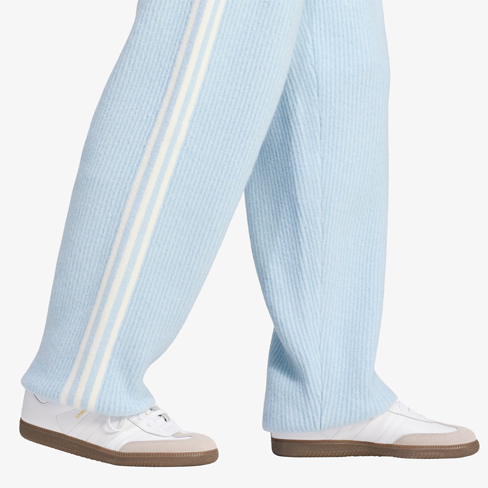 Damen Sweatpants adidas Adiluna Season 2 x Jennie Knitted Loose Pants Wonder Blue
