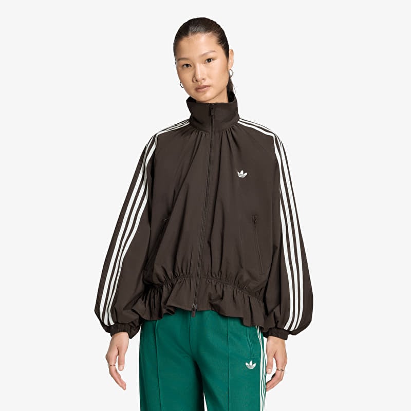 Jakke adidas Blousy Oversized Track Top Night Brown