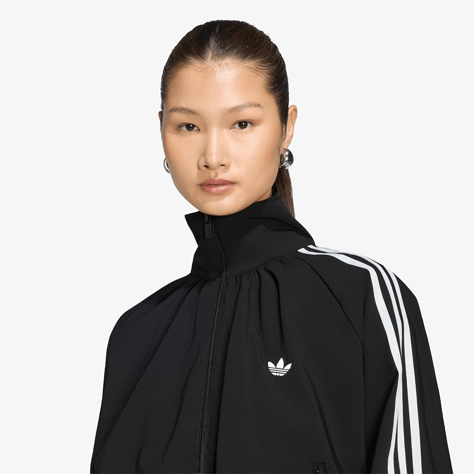 Chaquetas de mujer adidas Blousy Oversized Track Top Black