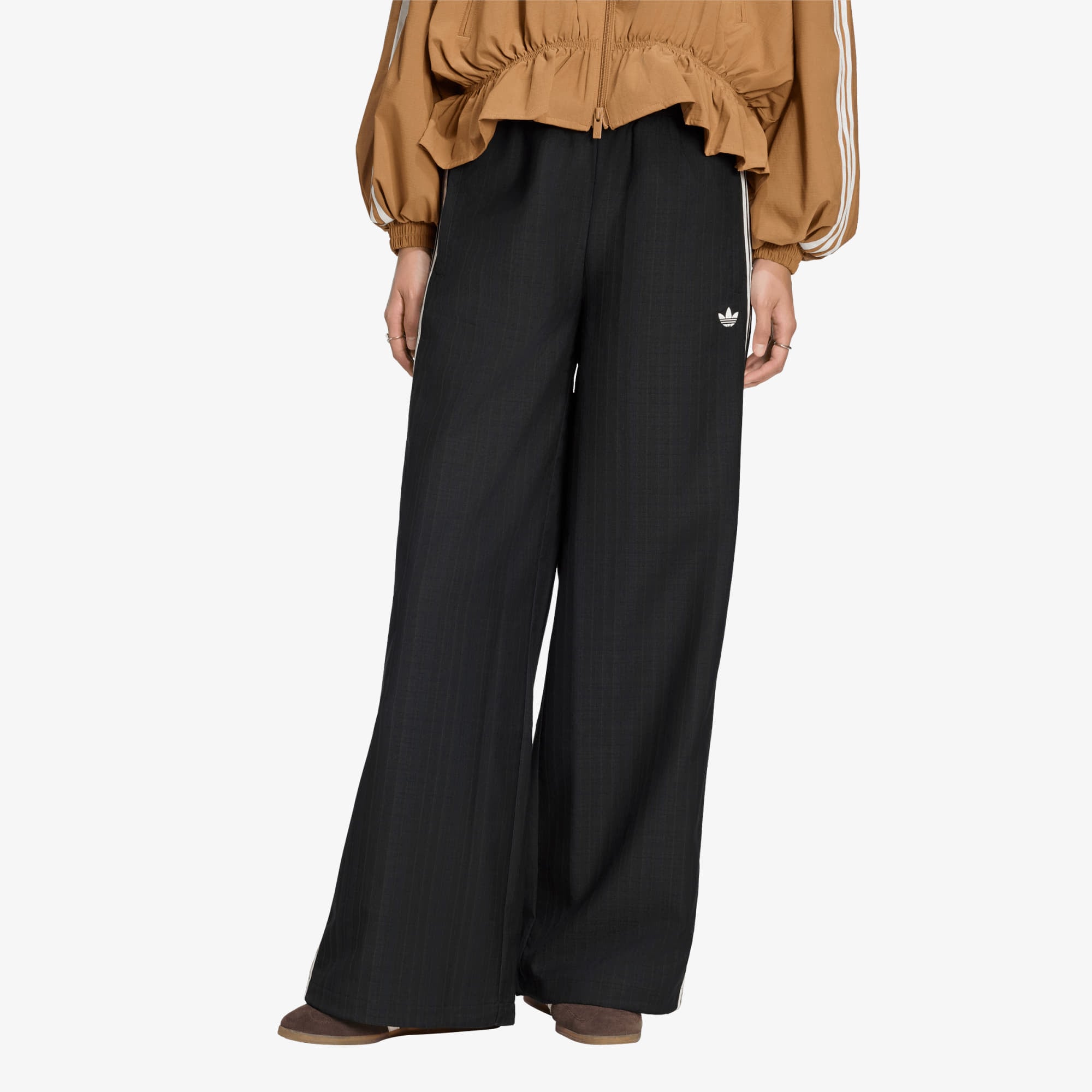 Панталони adidas Loose Check Track Pants Black S